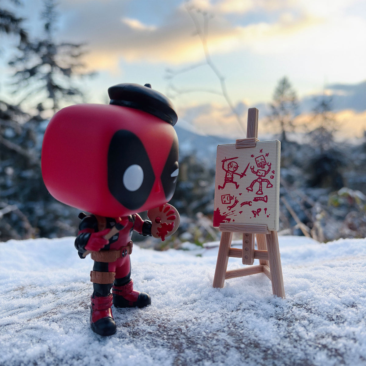 Immagine del prodotto Deadpool - Figura Funko Pop a testa oscillante dell'Artista