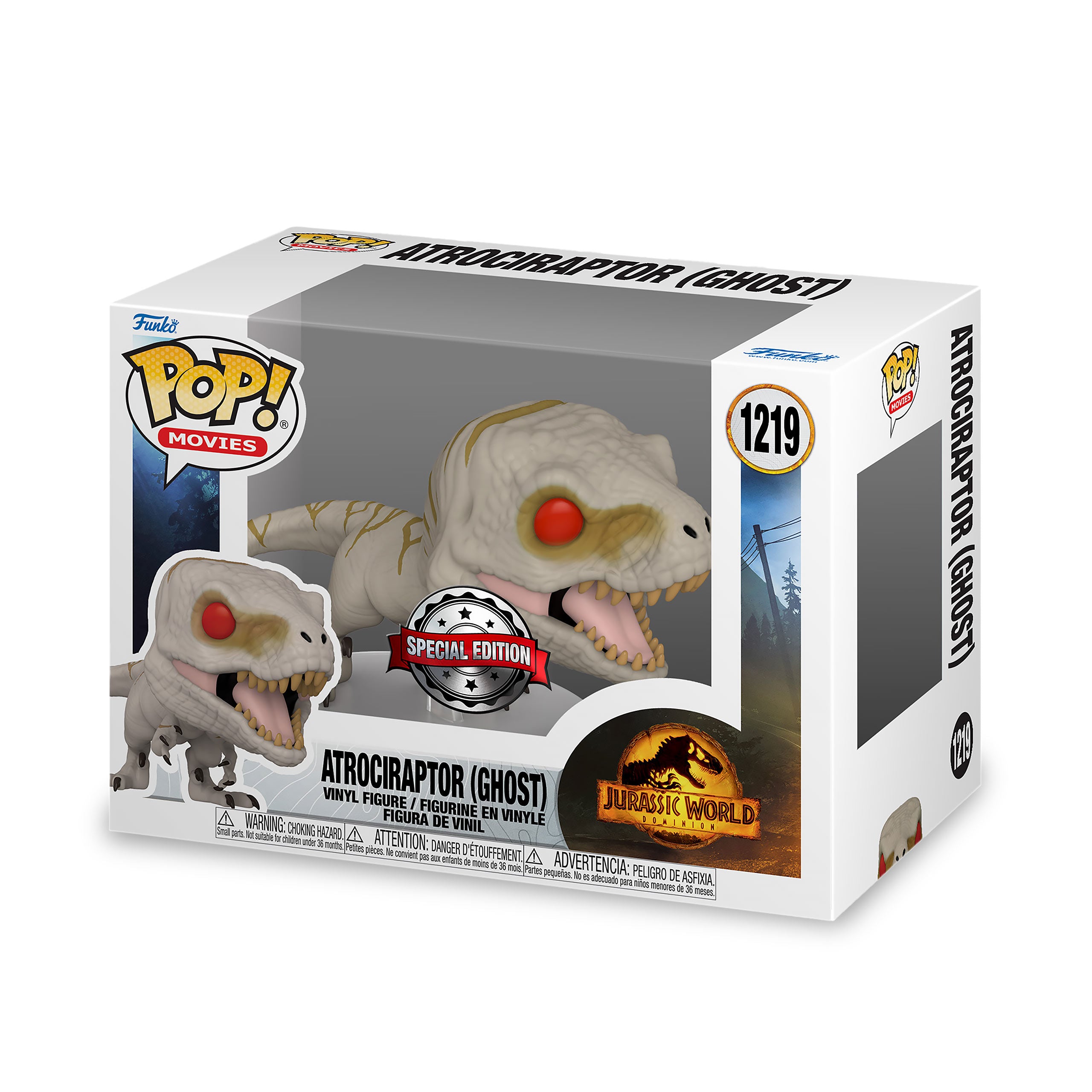 Immagine del prodotto Jurassic World - Atrociraptor (Ghost) Figura Funko Pop