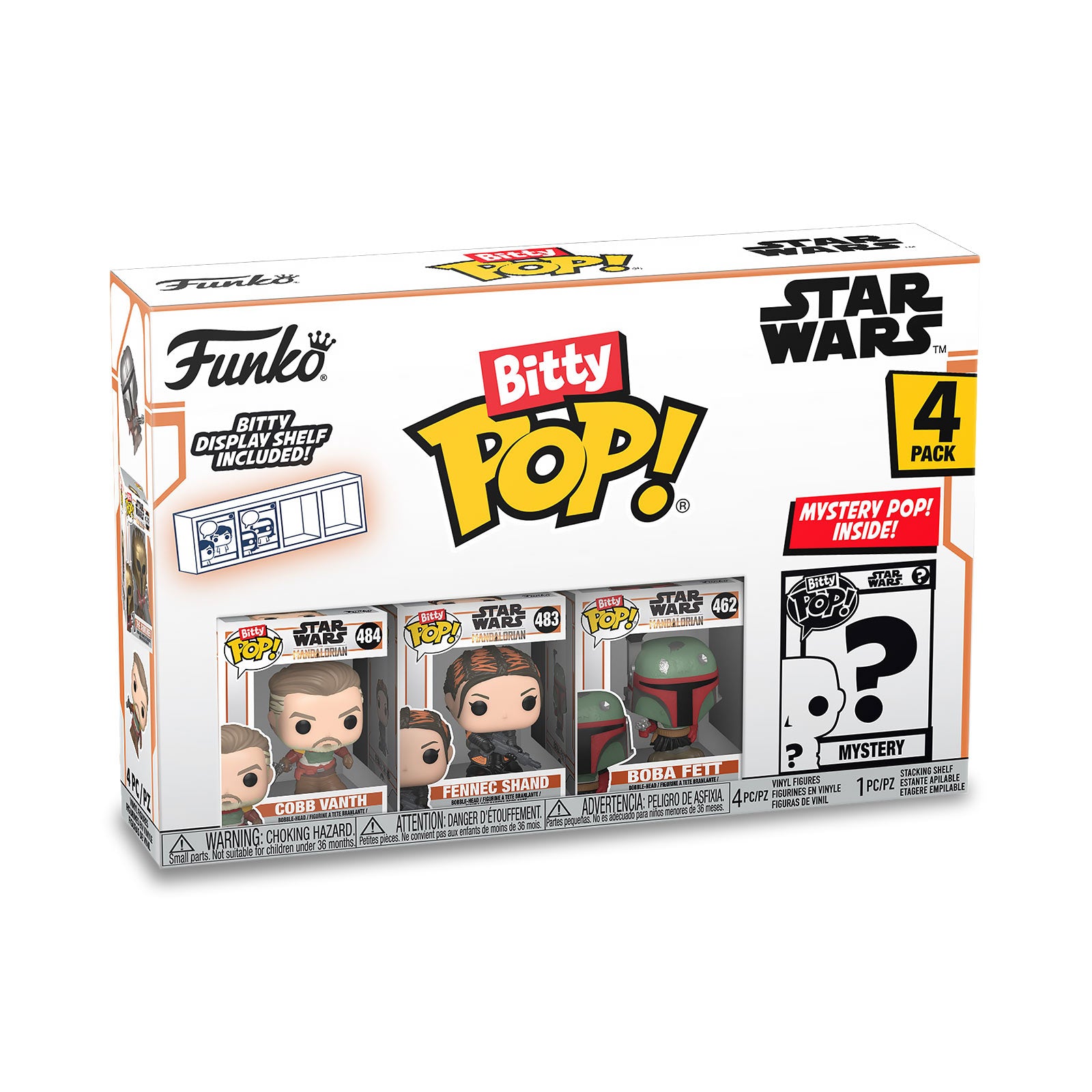 Immagine del prodotto Star Wars The Mandalorian - Funko Bitty Pop Set di 4 figure Serie 3