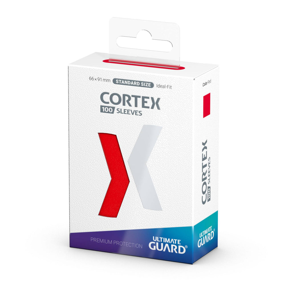 Immagine del prodotto Bustine protettive Cortex rosse set da 100 Ultimate Guard – formato standard TCG
