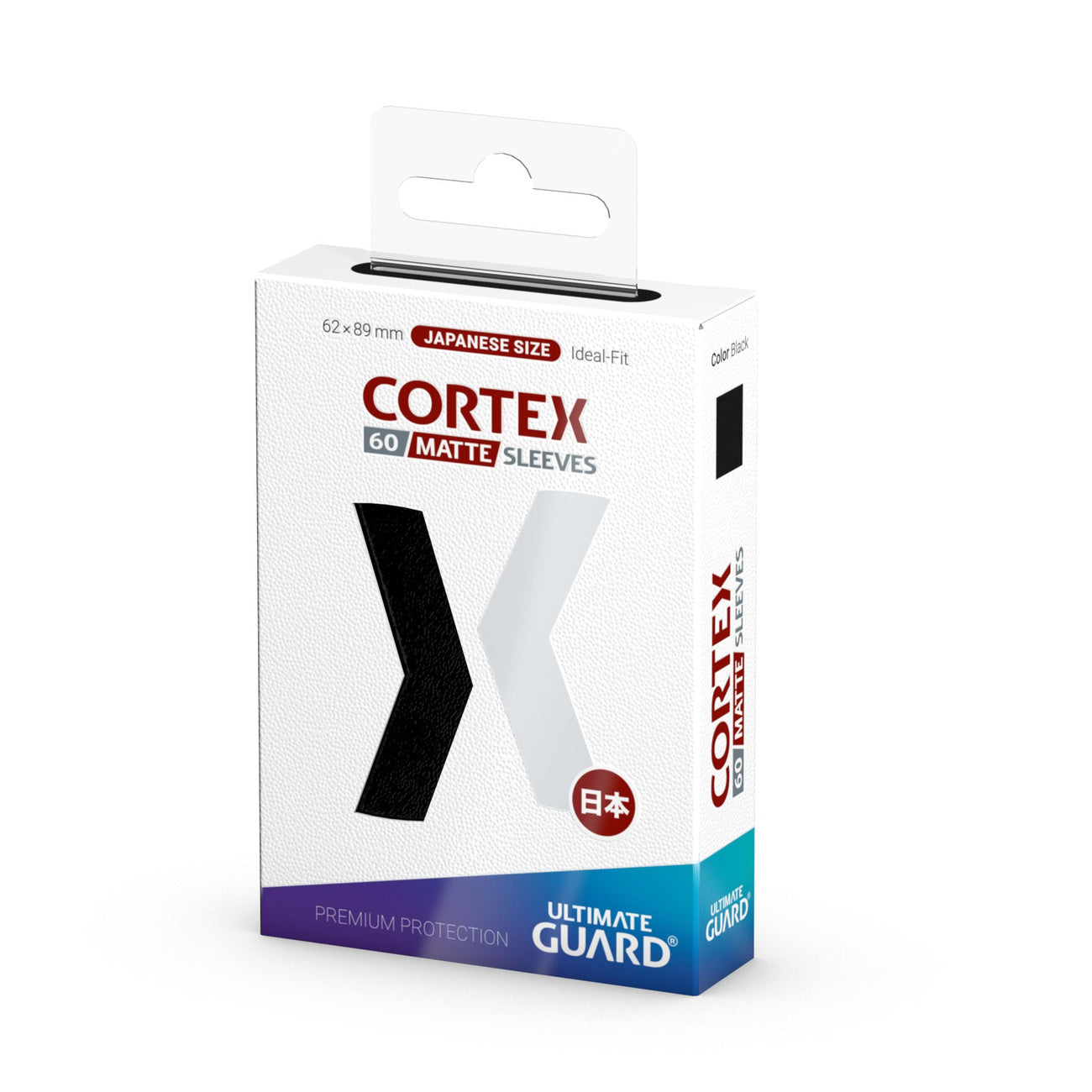 Immagine del prodotto Bustine protettive Cortex nero opaco set da 60 Ultimate Guard, formato giapponese per TCG