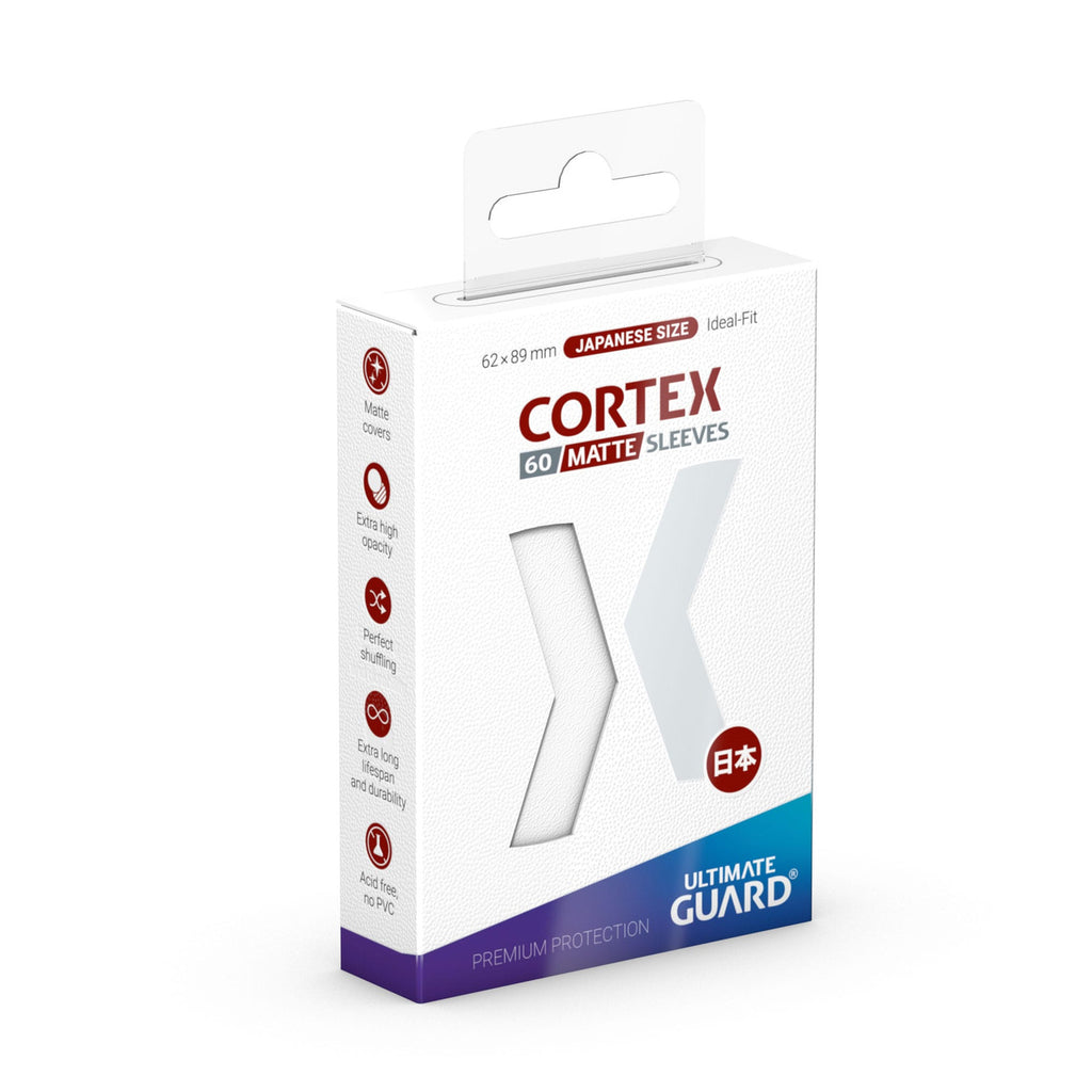 Immagine del prodotto Bustine protettive Cortex bianco opaco set da 60 – Ultimate Guard, formato giapponese