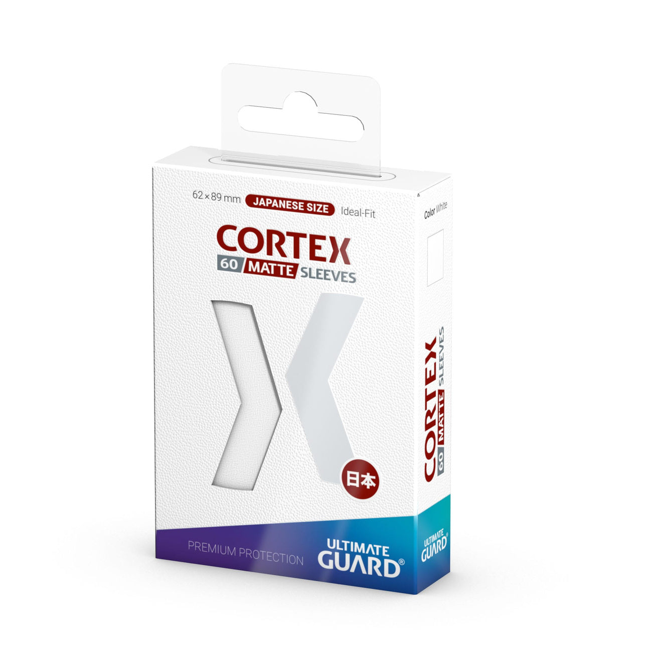 Immagine del prodotto Bustine protettive Cortex bianco opaco set da 60 – Ultimate Guard, formato giapponese