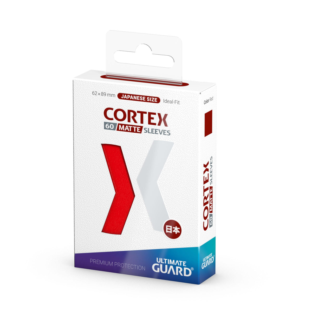 Immagine del prodotto Buste Cortex rosso opaco set da 60 Ultimate Guard per TCG formato giapponese