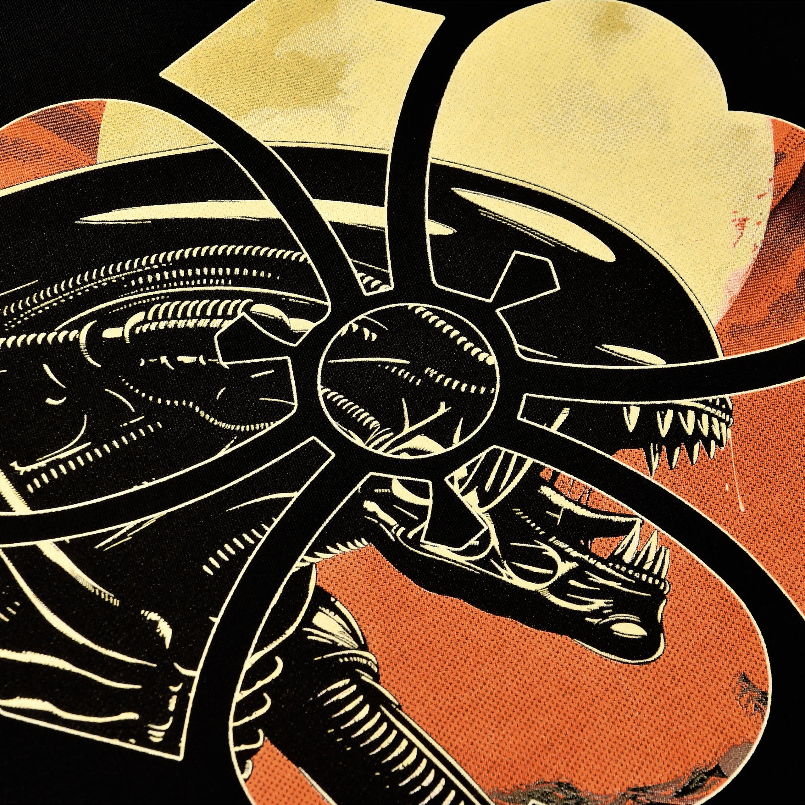 Immagine del prodotto T-shirt Space Hunter per fan di Alien nera