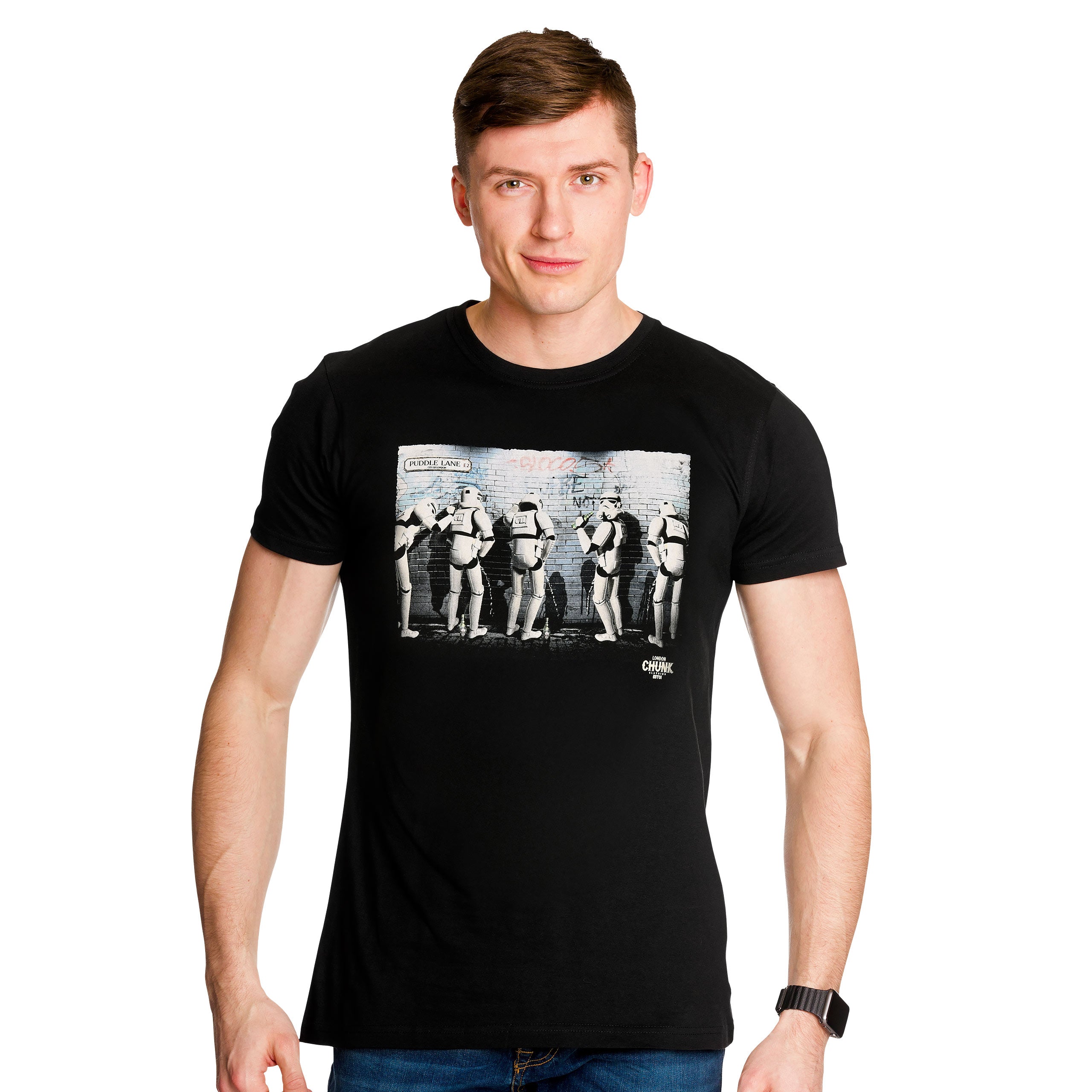 Immagine del prodotto T-shirt 'Fine della Notte' per fan di Star Wars nera