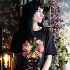 Immagine del prodotto T-shirt da Assassina Femminile per fan di Kill Bill nera