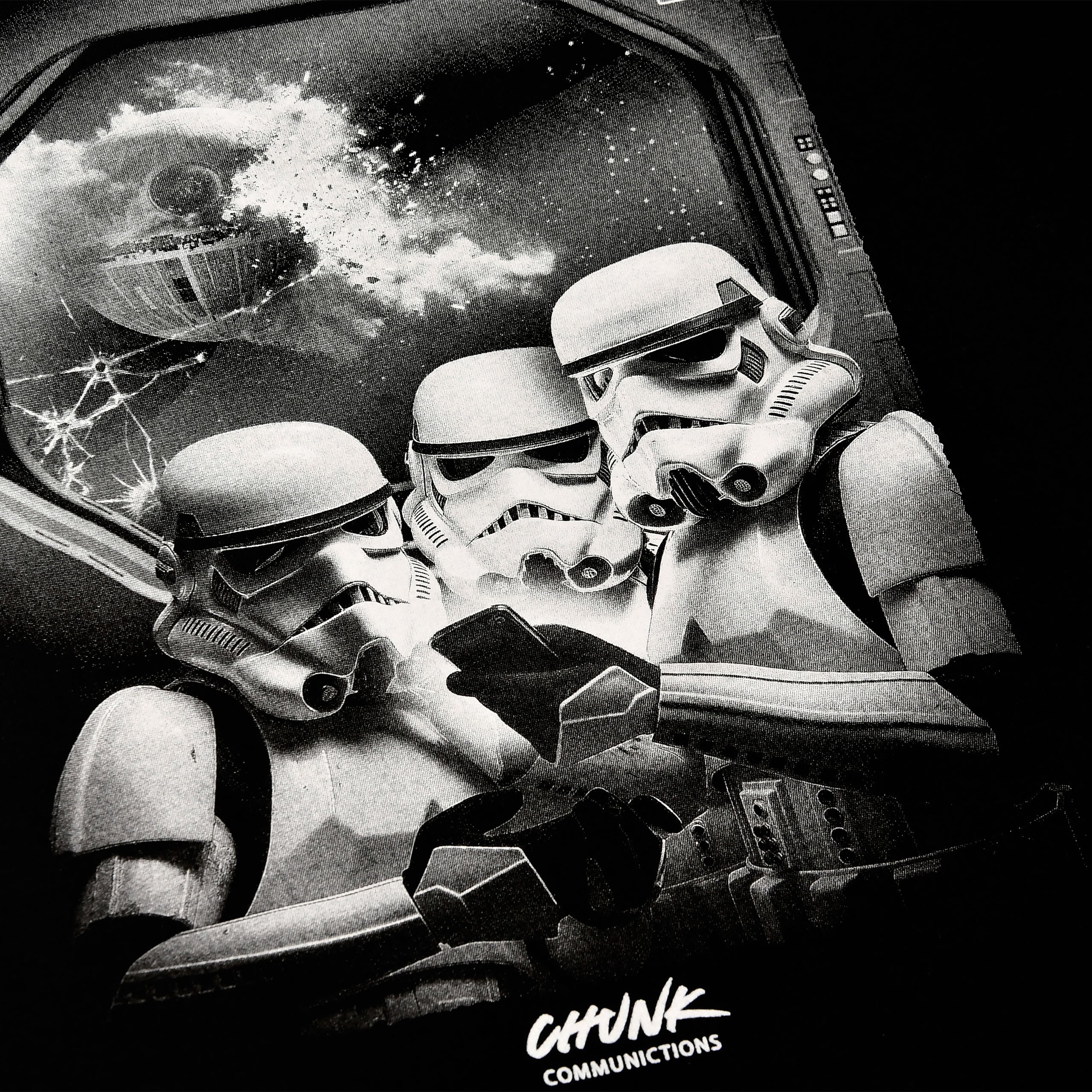 Immagine del prodotto Niente telefoni! T-Shirt per fan di Star Wars nera