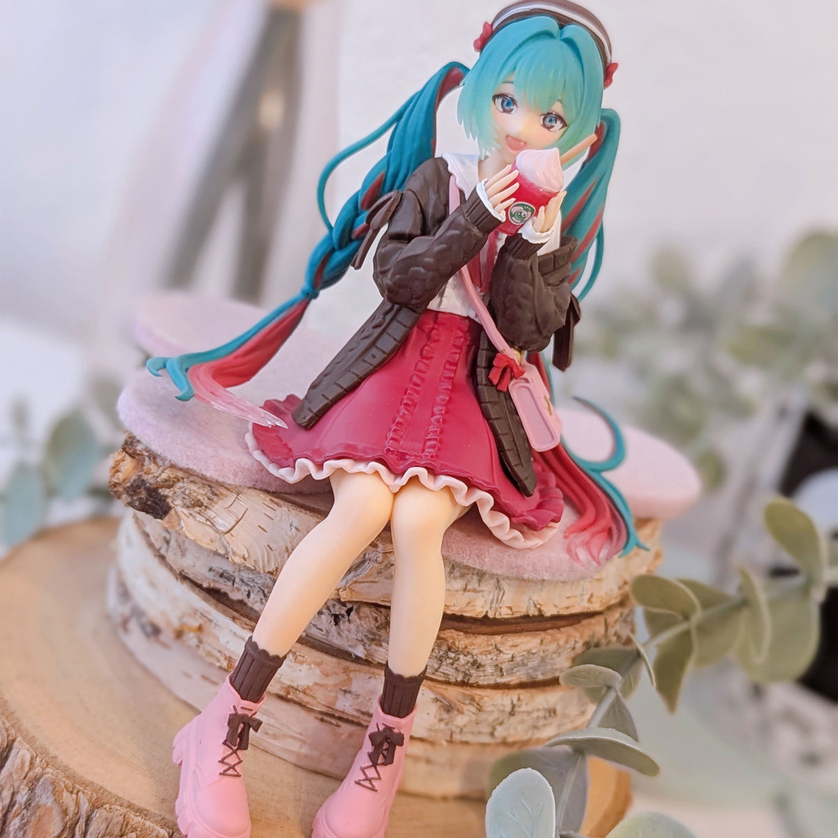 Immagine del prodotto Hatsune Miku - Figura Autumn Date Pink Noodle Stopper