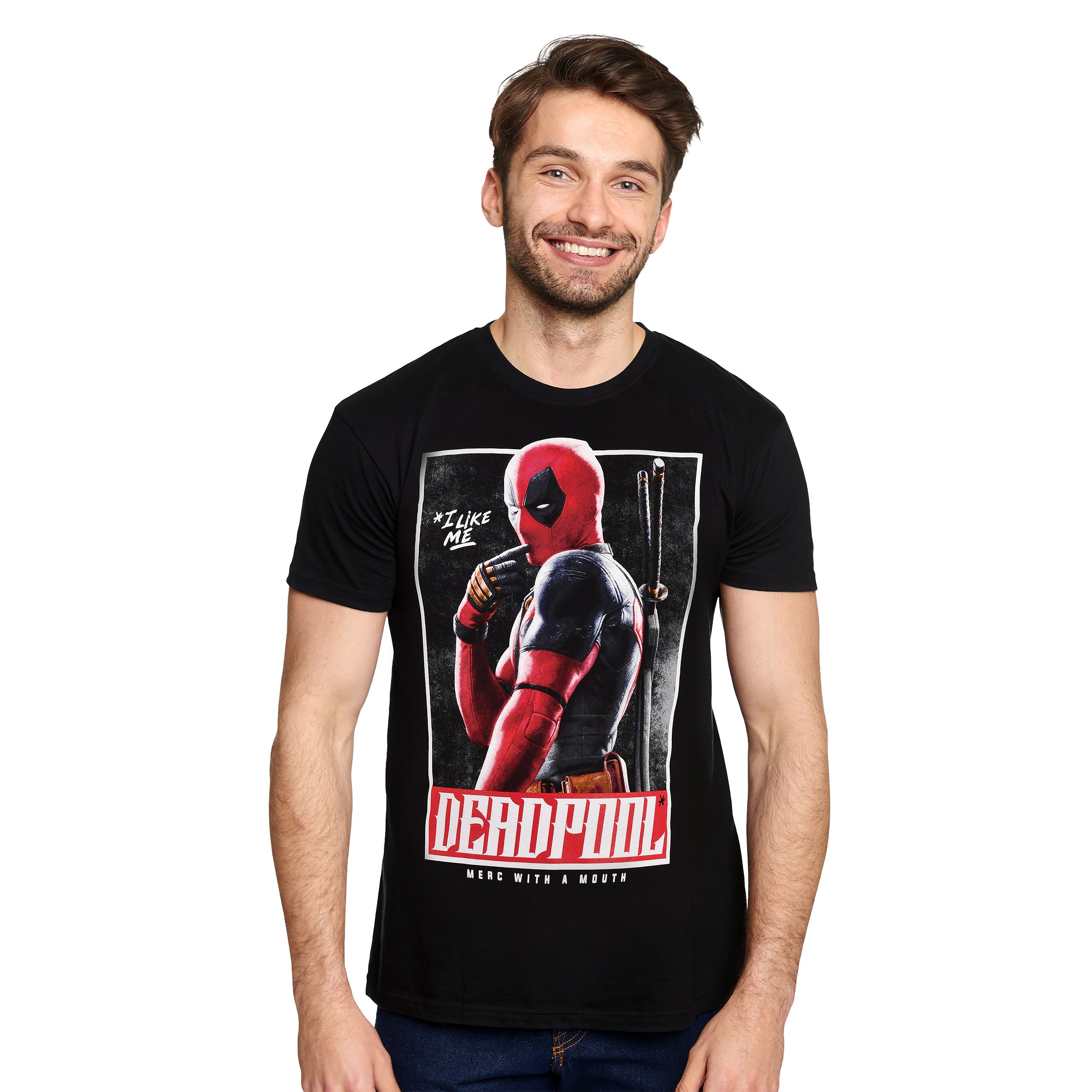 Immagine del prodotto Deadpool 3 - Mi piace io T-shirt nera