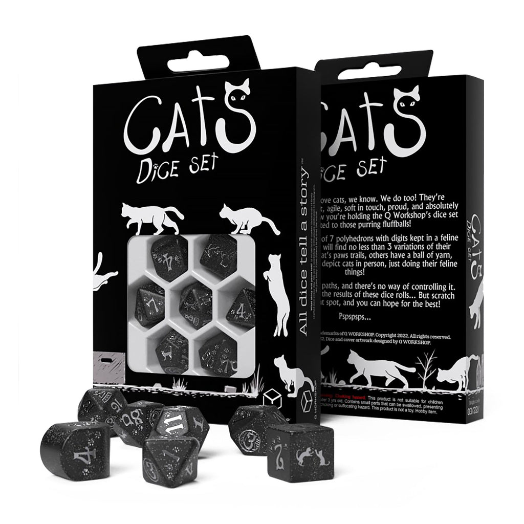 Immagine del prodotto Set di Dadi RPG Moderno Cats Waffle 7 pezzi