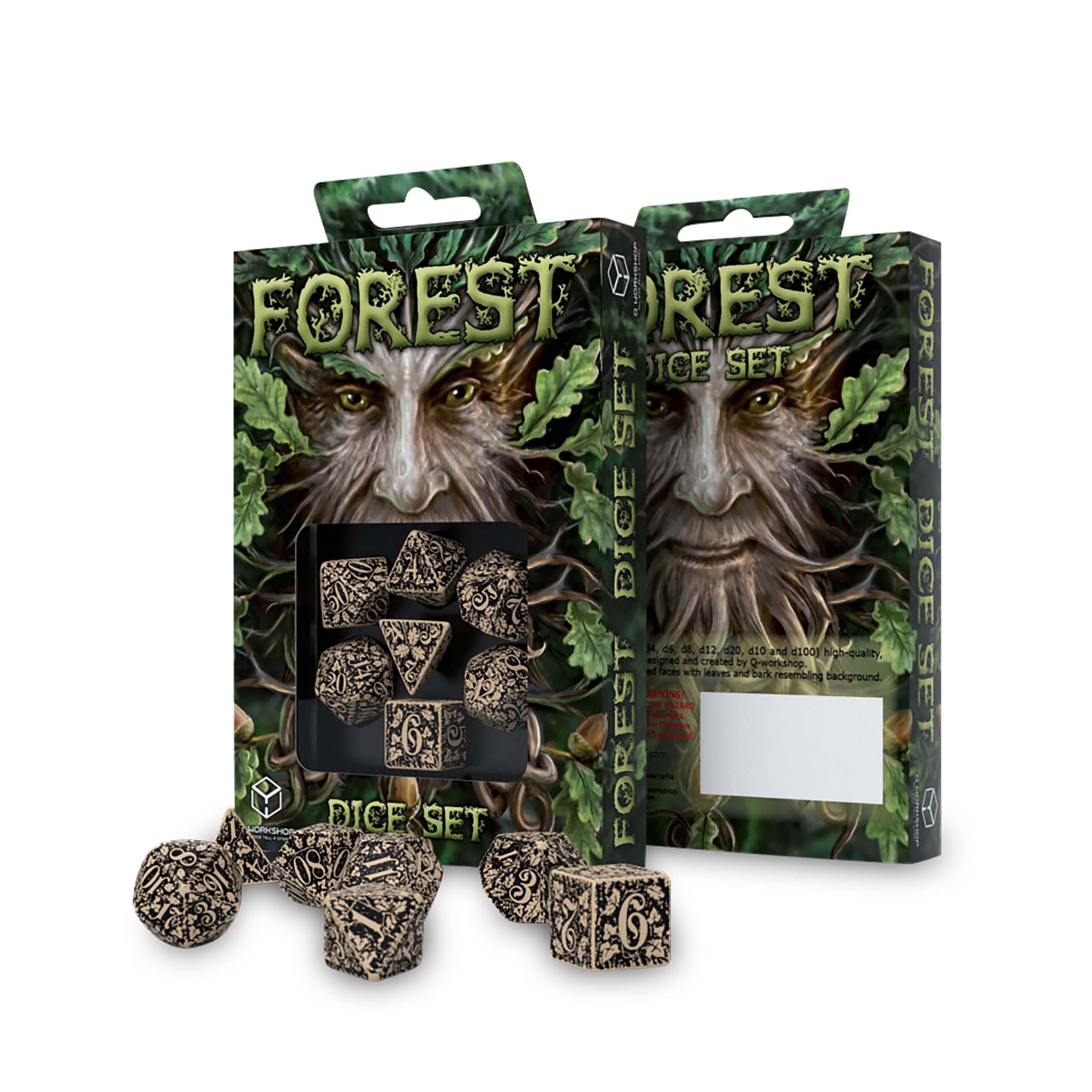 Immagine del prodotto Set di dadi RPG Forest Savannha da 7 pezzi