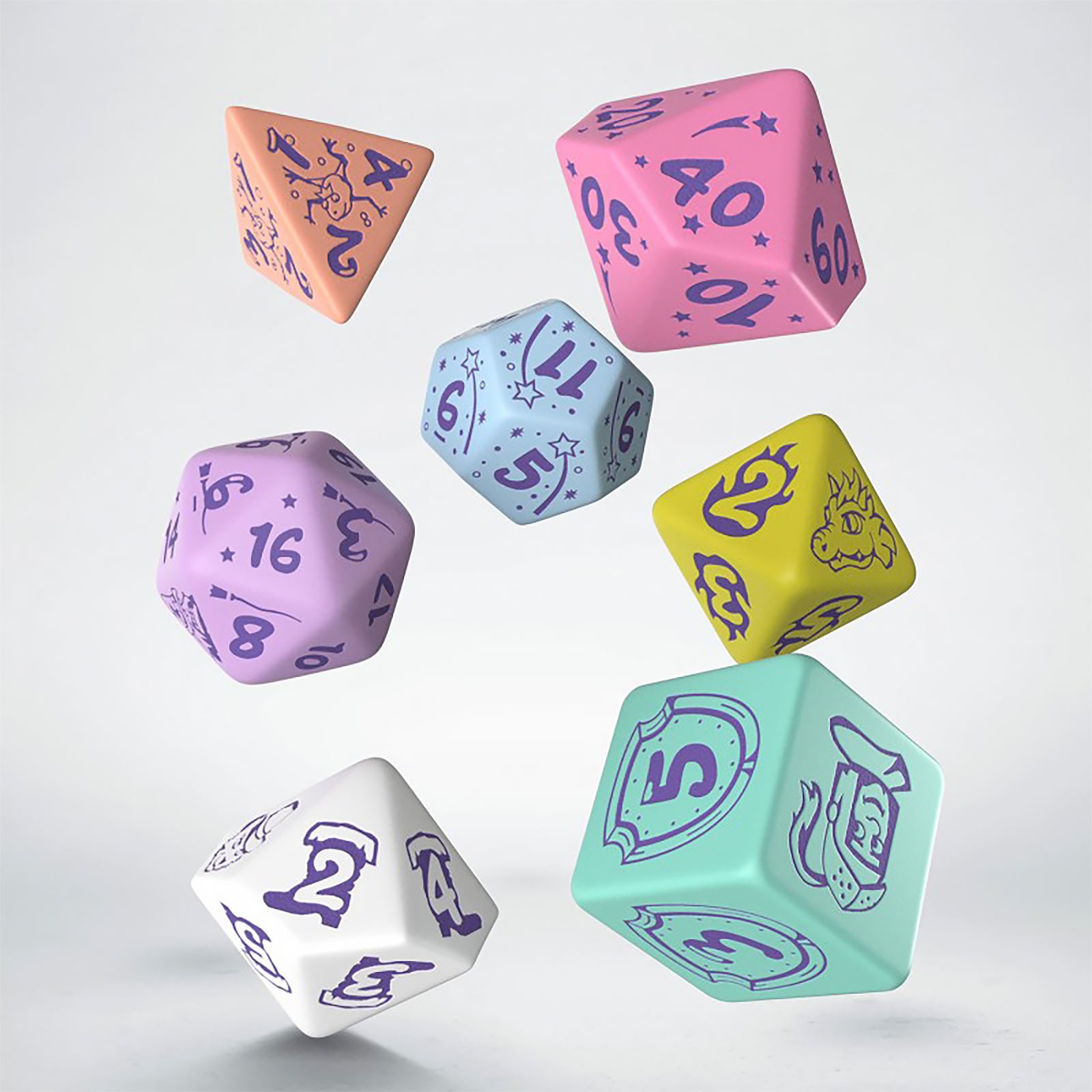 Immagine del prodotto Piccola Bacca Il Mio Primo Set di Dadi RPG 7 Pezzi