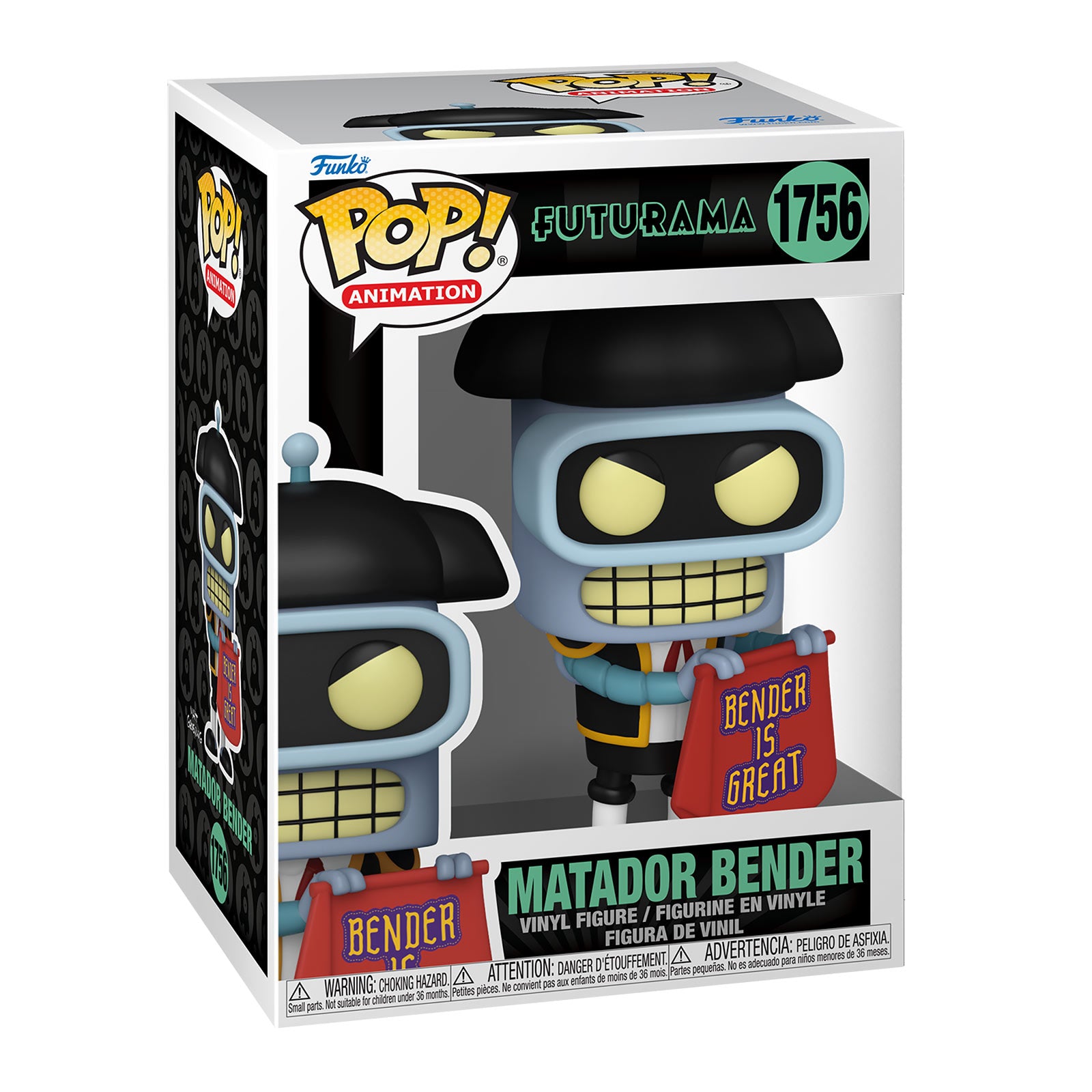Immagine del prodotto Futurama - Bender (Matador) Figura Funko Pop