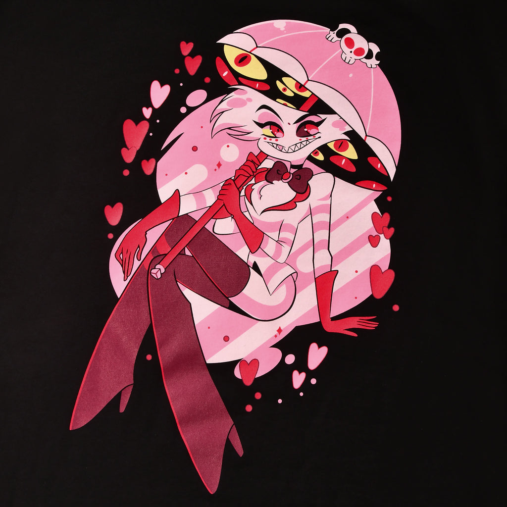 Immagine del prodotto T-Shirt Spider Demon Angel per fan di Hazbin Hotel nero