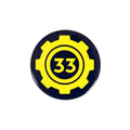 Immagine del prodotto Pulsante Vault 33 per fan di Fallout
