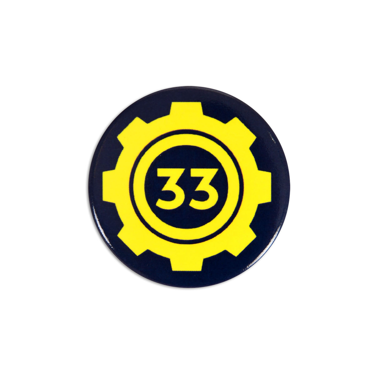 Immagine del prodotto Pulsante Vault 33 per fan di Fallout
