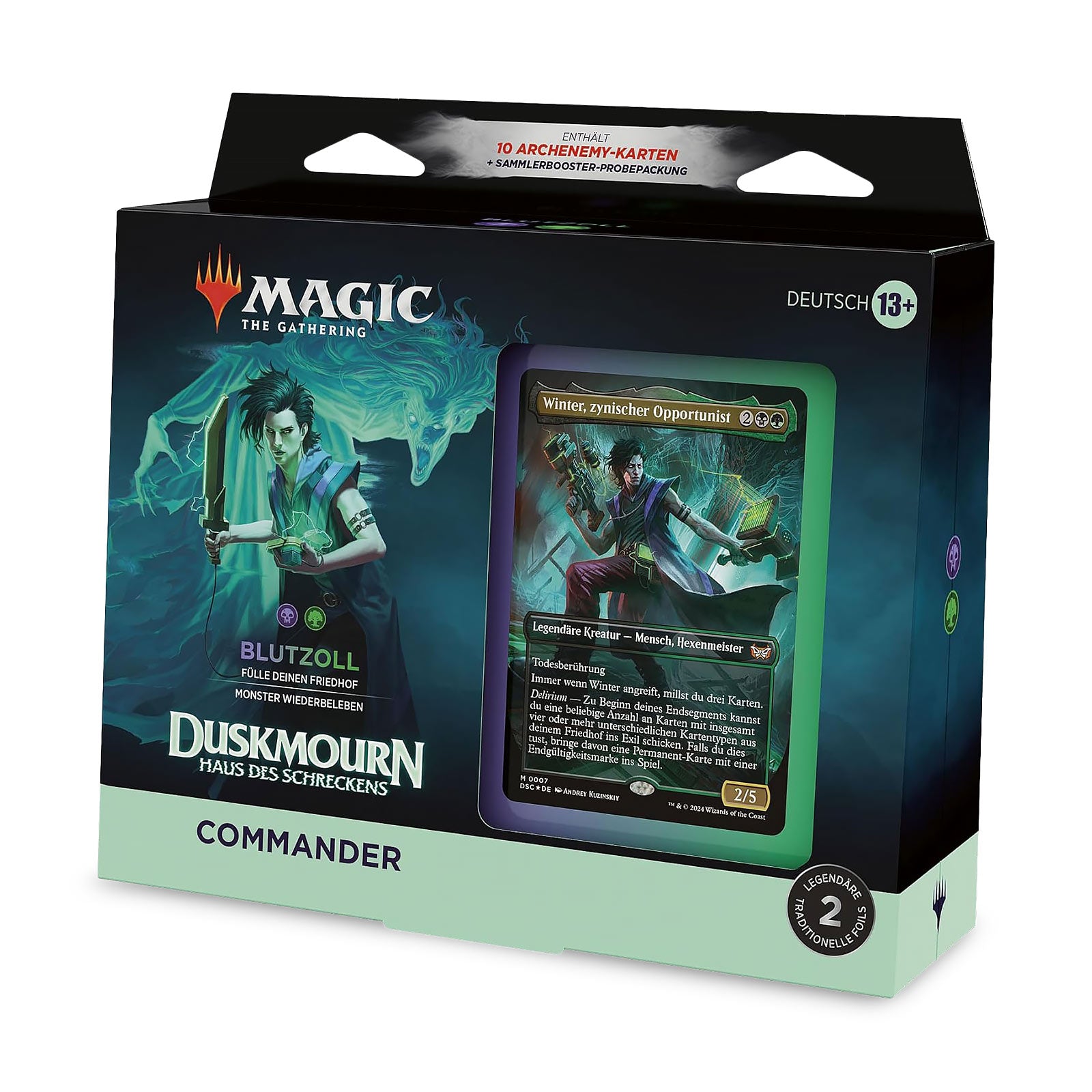 Immagine del prodotto Duskmourn: Casa degli Orrori Mazzo Comandante Tributo di Sangue - Magic The Gathering
