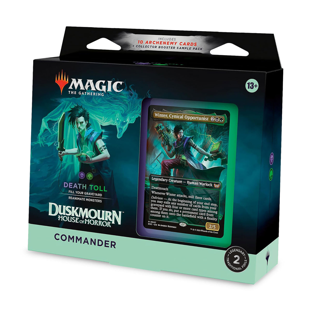 Immagine del prodotto Duskmourn: Casa dell'Orrore Mazzo Comandante Death Toll - Magic The Gathering