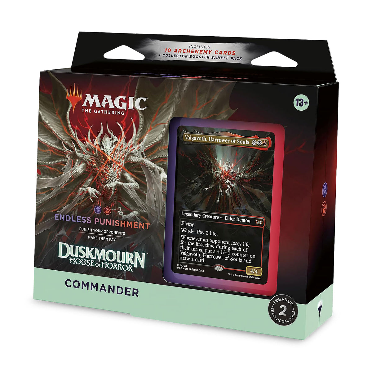 Immagine del prodotto Duskmourn: Casa dell'Orrore Mazzo Comandante Punizione Infinita - Magic The Gathering