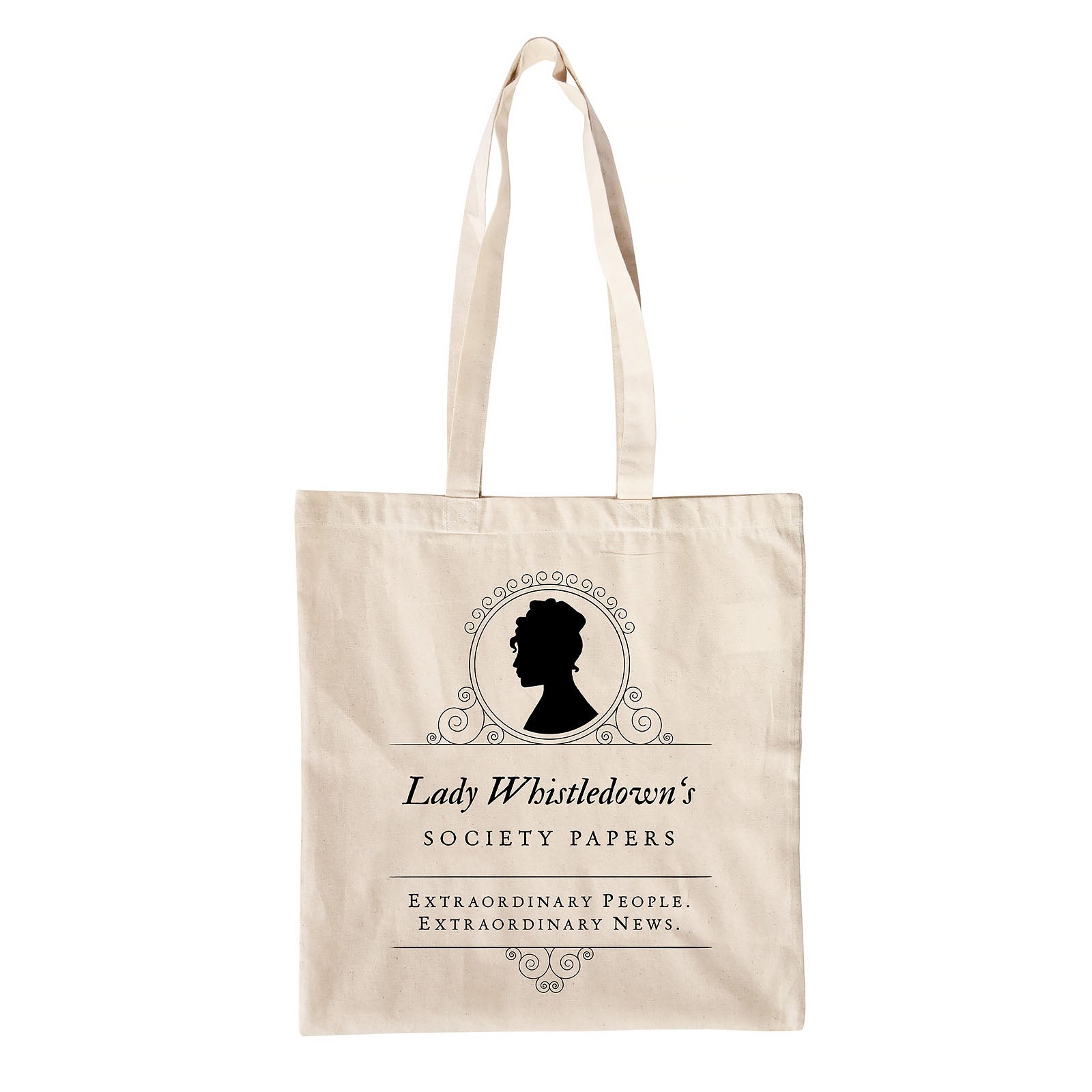 Immagine del prodotto Borsa di juta Society Papers per fan di Bridgerton