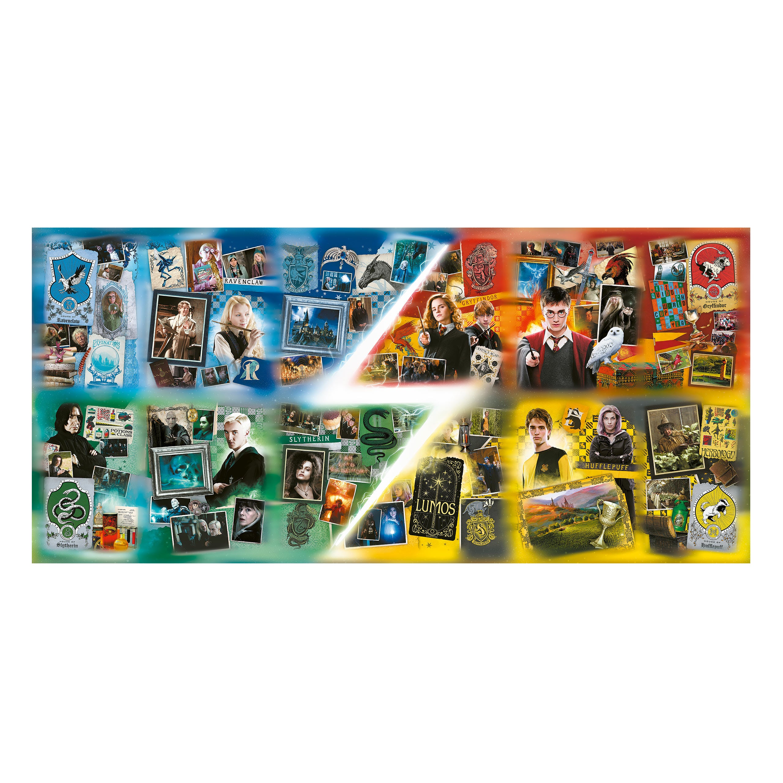 Immagine del prodotto Harry Potter - Collezione di puzzle delle Case di Hogwarts con poster