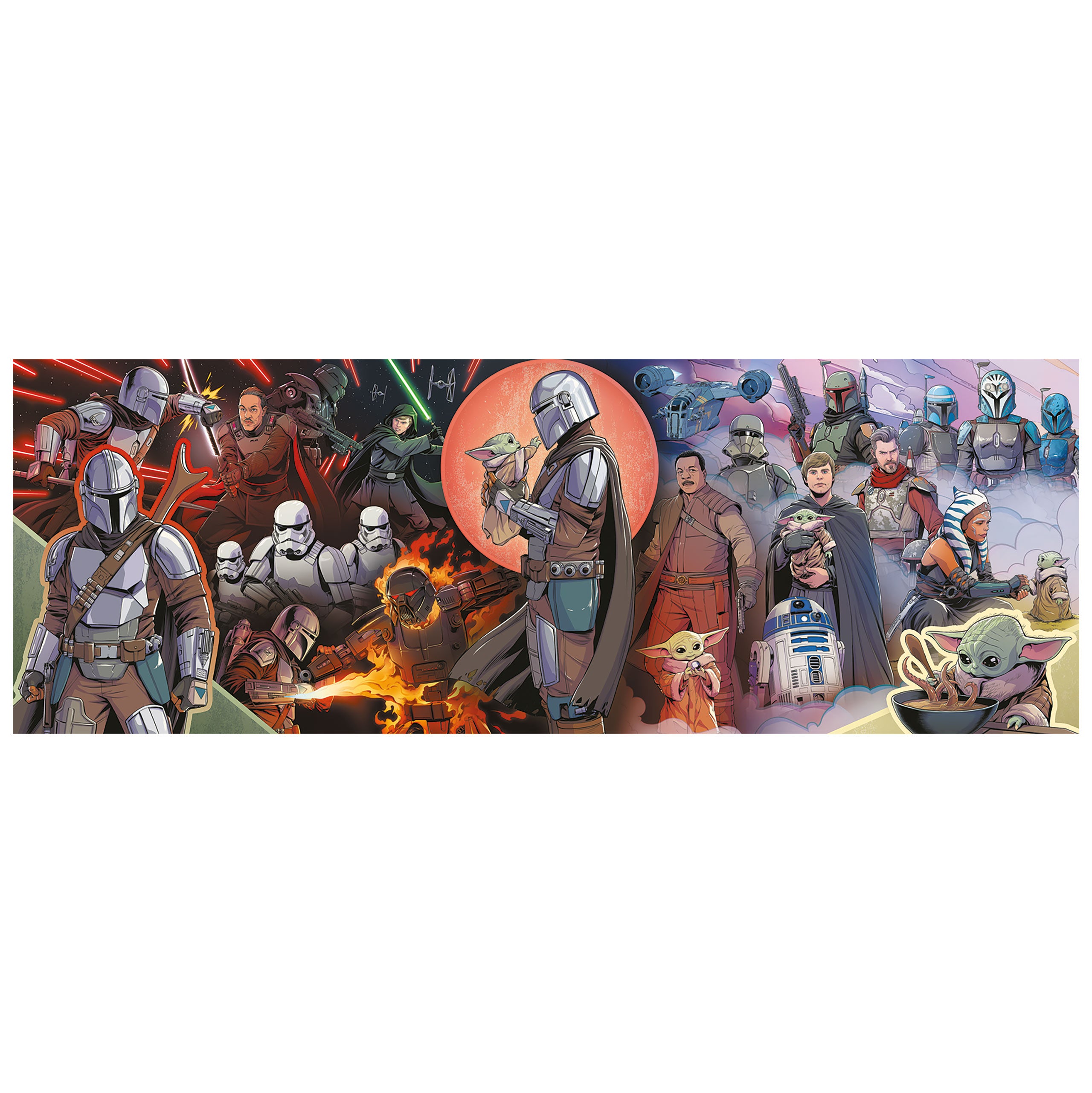Product image Mandalorian with Grogu Puzzle - Star Wars The Mandalorian