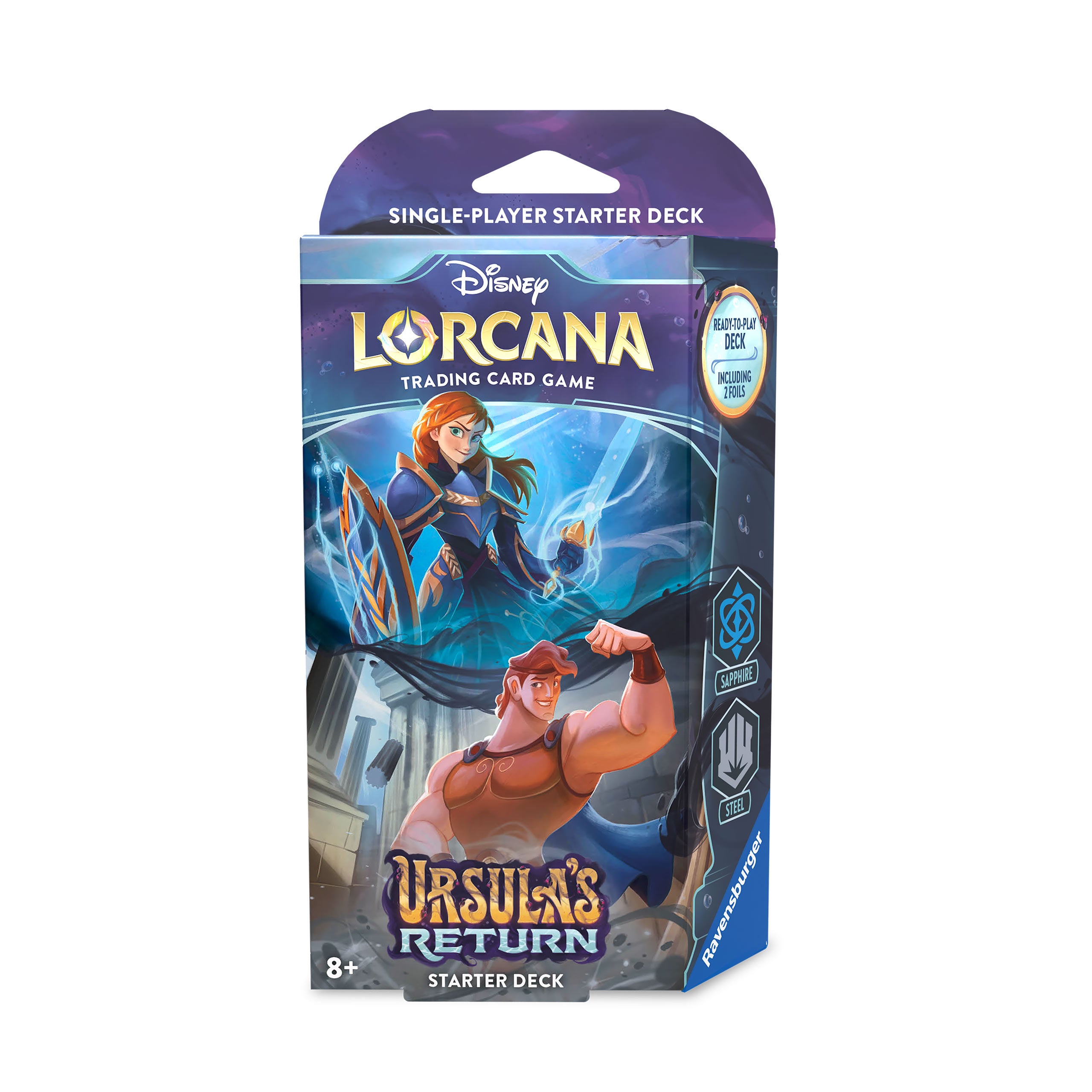 Immagine del prodotto Disney Lorcana Starter Set Sapphire & Steel - Ursulas Return Trading Card Game