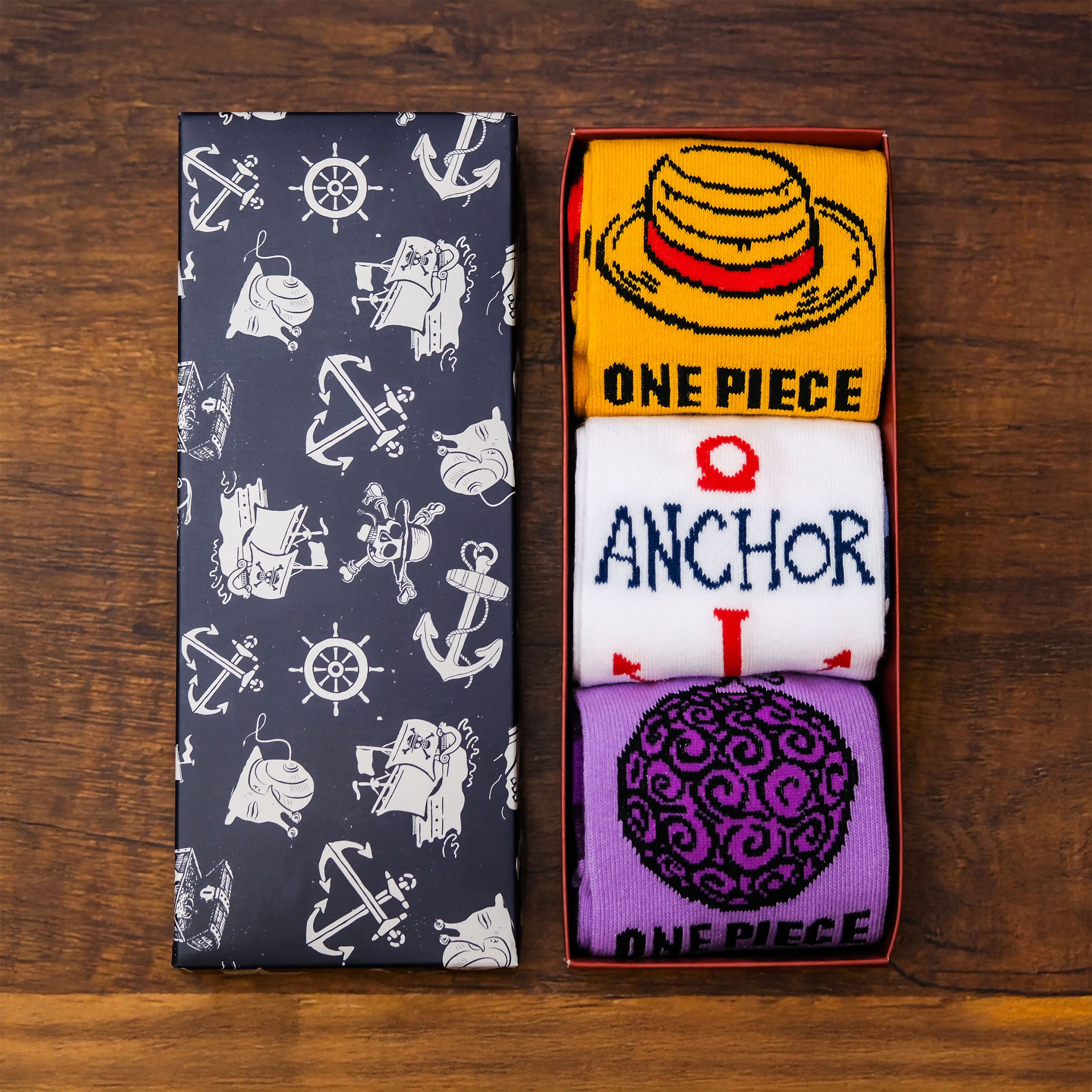 Immagine del prodotto Set di 3 calzini One Piece in confezione regalo