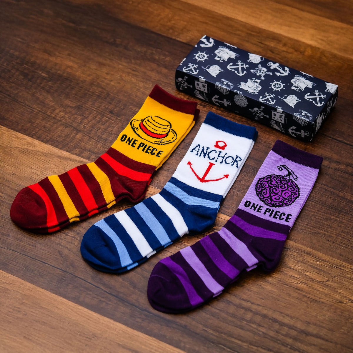 Immagine del prodotto Set di 3 calzini One Piece in confezione regalo
