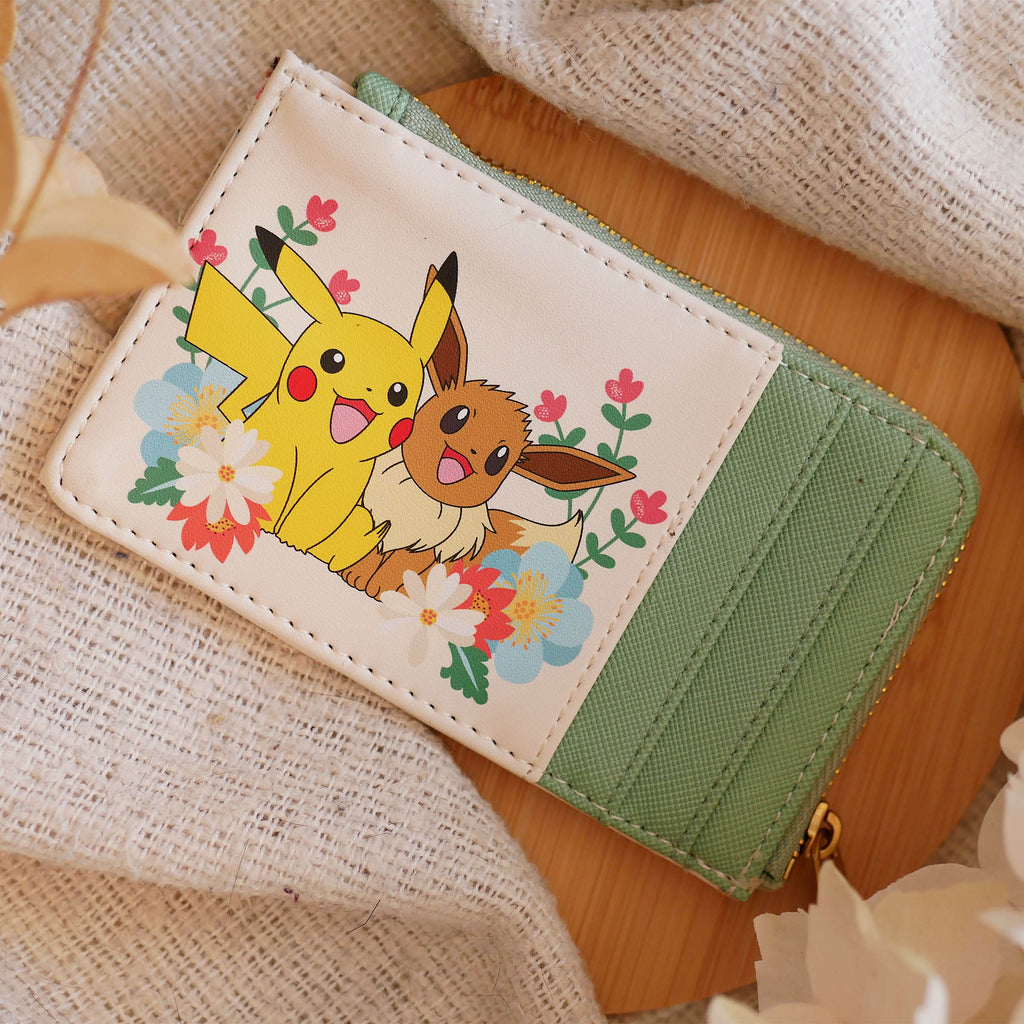 Product image Pokemon - Pikachu and Eevee Floral Wallet