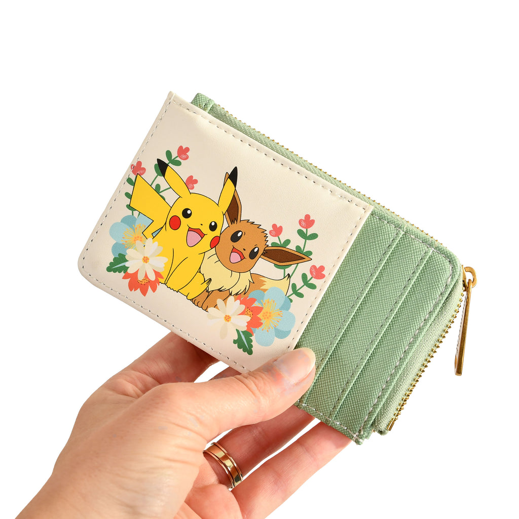 Product image Pokemon - Pikachu and Eevee Floral Wallet