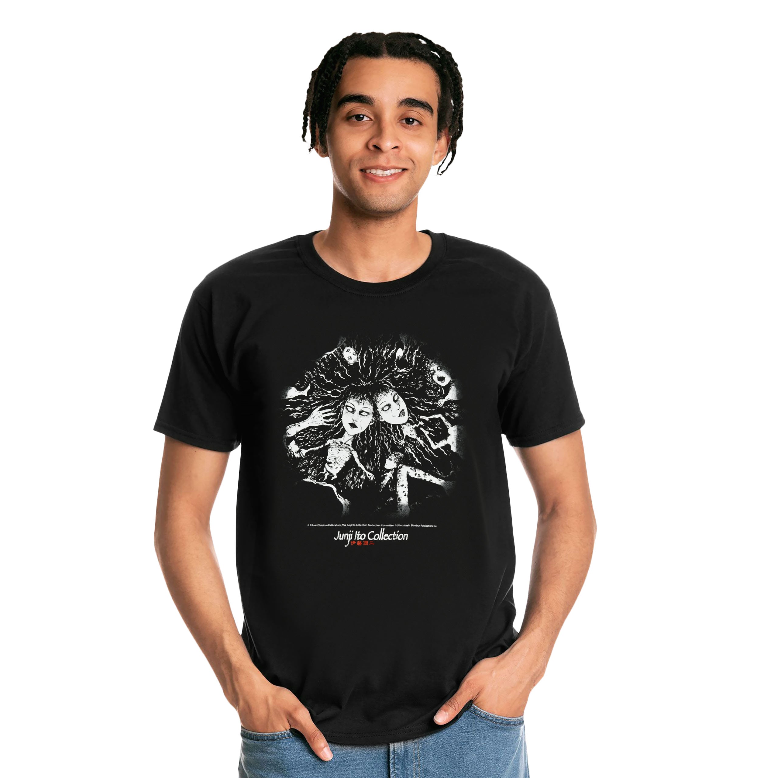 Immagine del prodotto Junji Ito - T-shirt nera Crawling