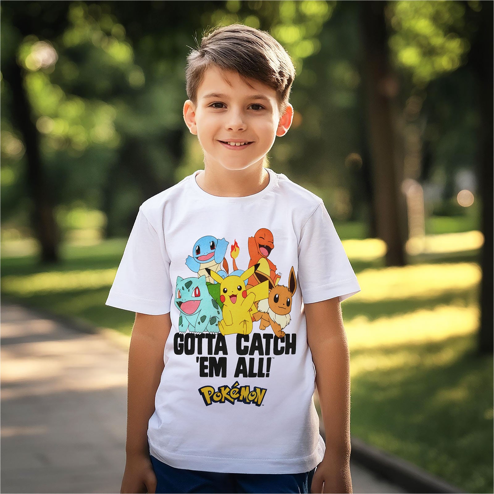 Immagine del prodotto Pokemon - Gotta Catch Em All Maglietta per bambini bianca