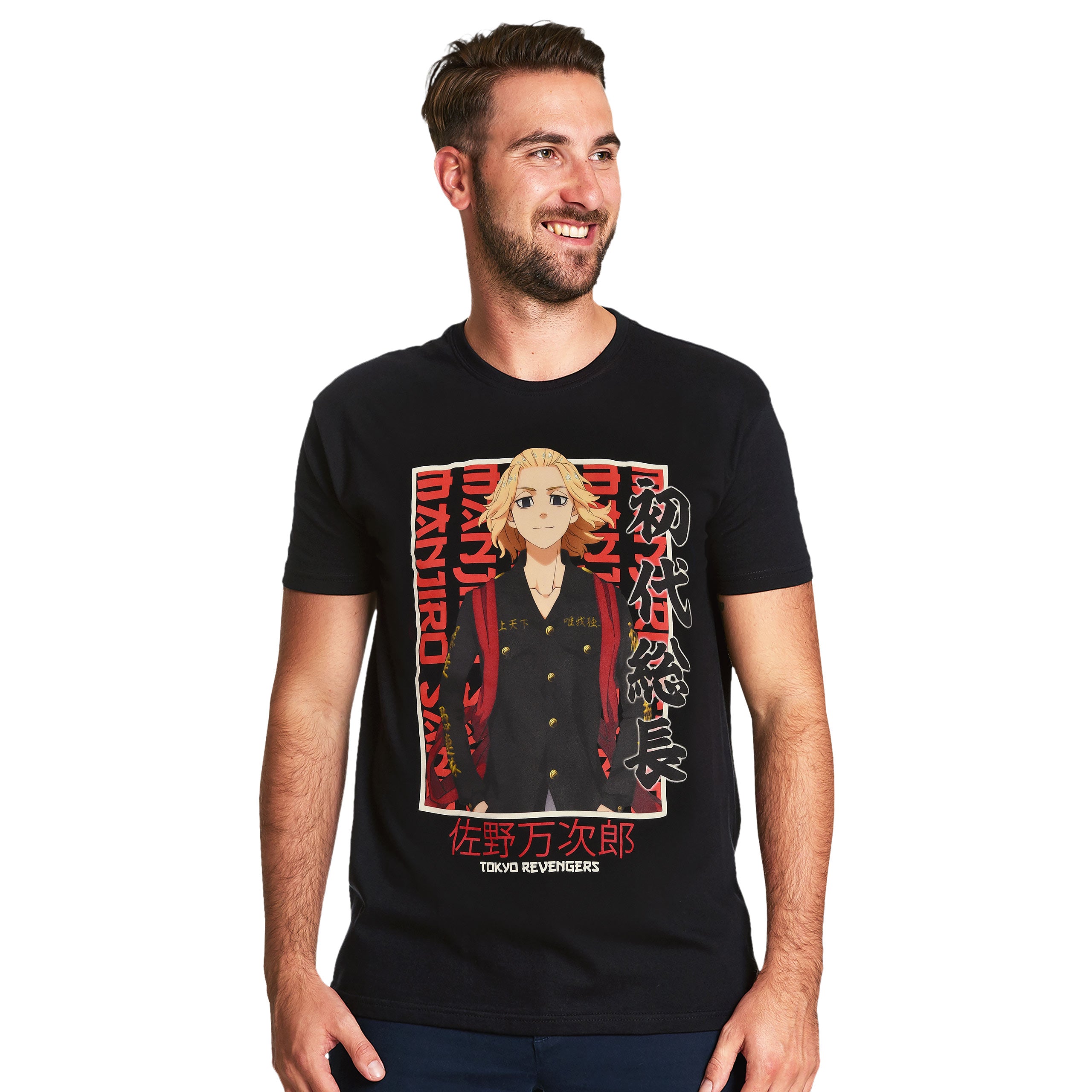 Immagine del prodotto Tokyo Revengers - T-shirt nera di Manjiro Sano