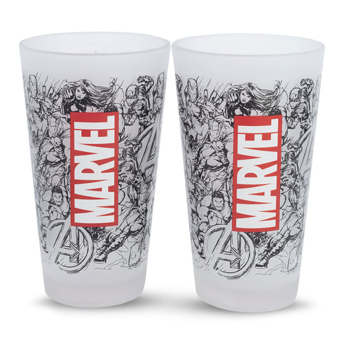 Immagine del prodotto Marvel - Set di bicchieri a fumetti da 2 pezzi