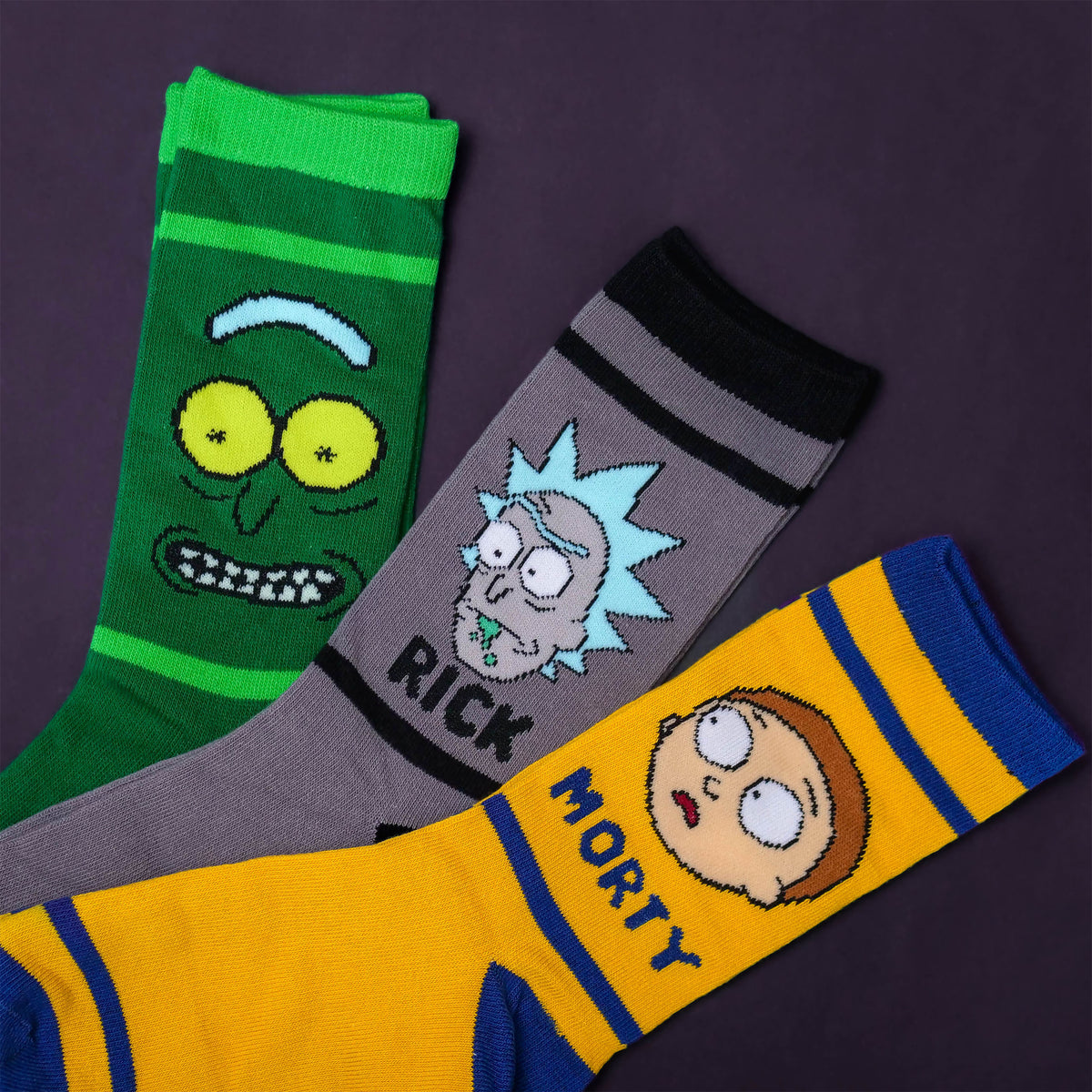 Immagine del prodotto Calze Personaggi Set di 3 in Scatola Regalo - Rick e Morty