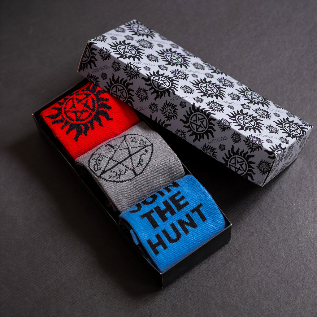 Immagine del prodotto Calzini Supernatural Set da 3 in Scatola Regalo