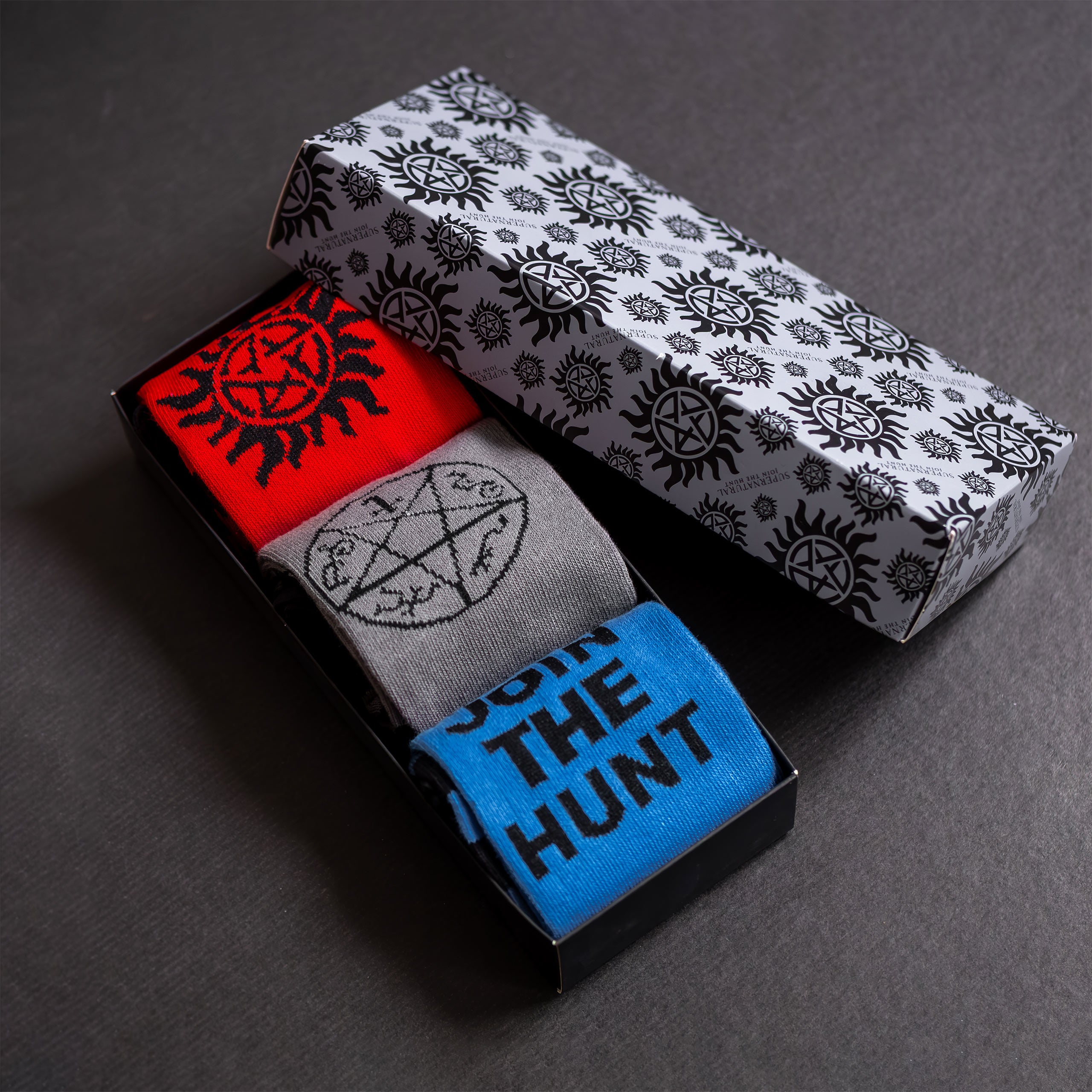 Immagine del prodotto Calzini Supernatural Set da 3 in Scatola Regalo