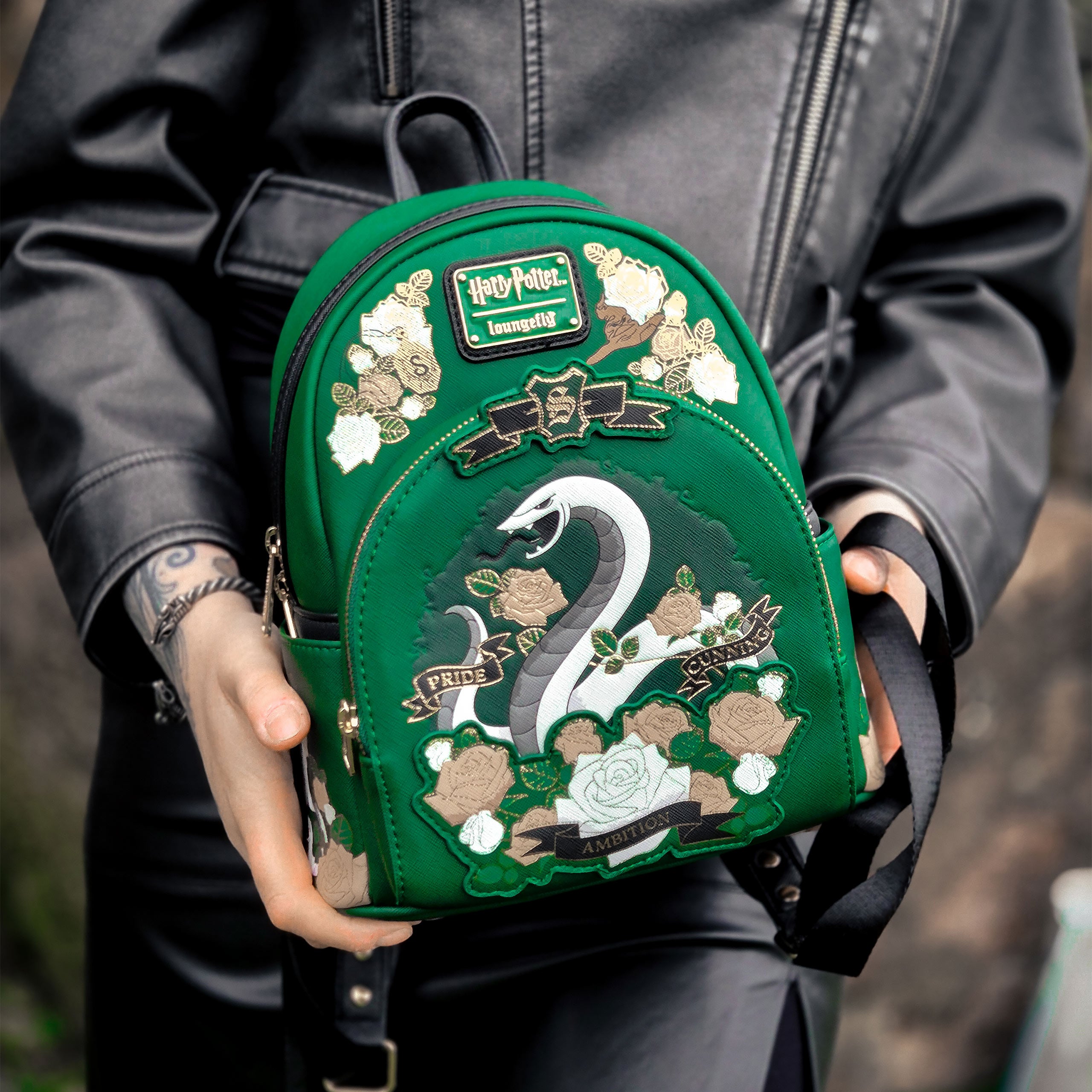 Product image Harry Potter - Slytherin Tattoo Mini Backpack