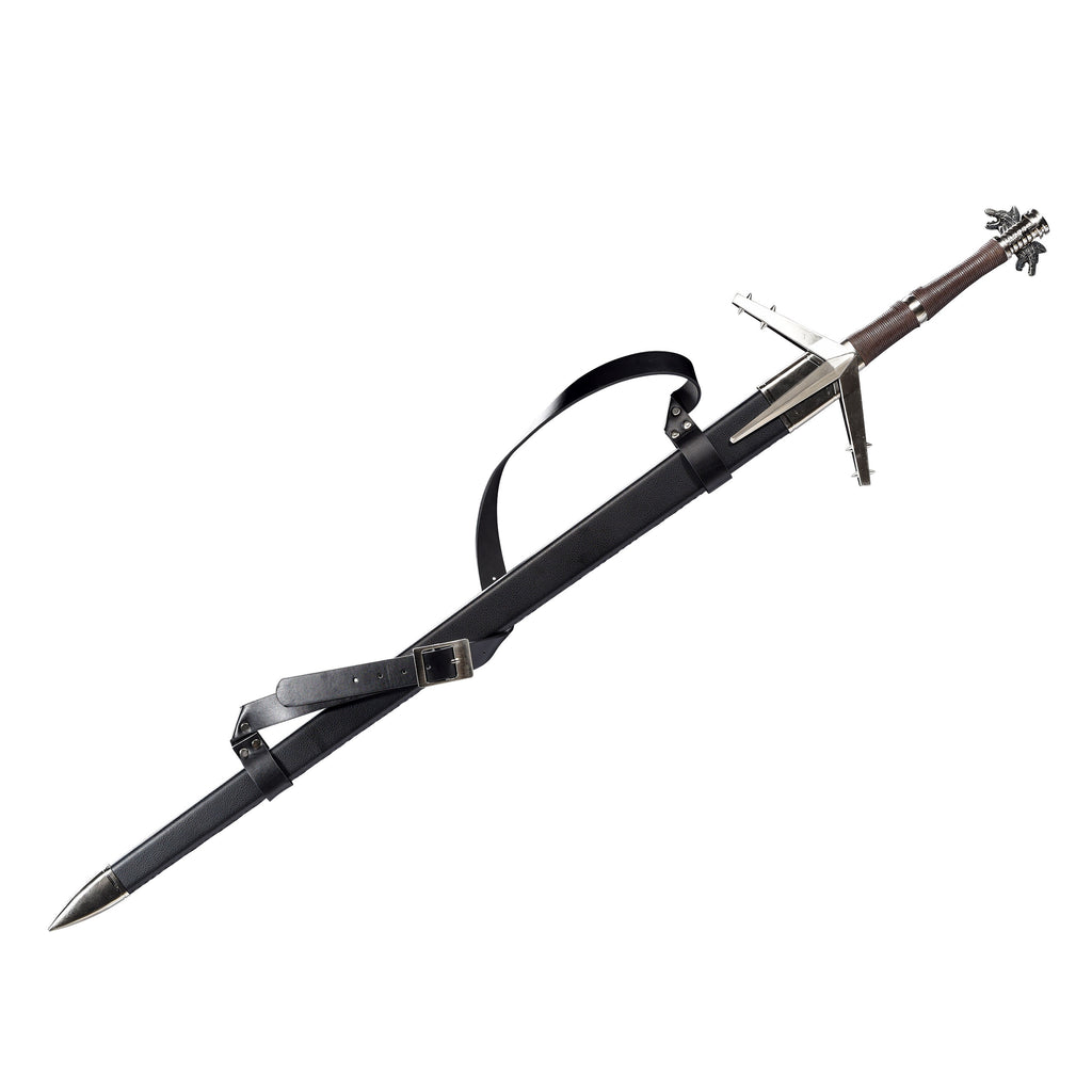 Immagine del prodotto Replica della spada d'argento di Geralt di Rivia con fodero per i fan di Witcher