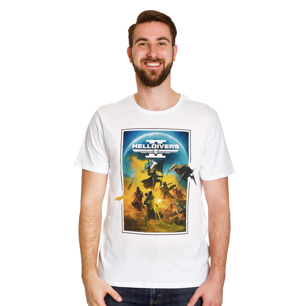 Immagine del prodotto Helldivers 2 - T-shirt Key Art bianca