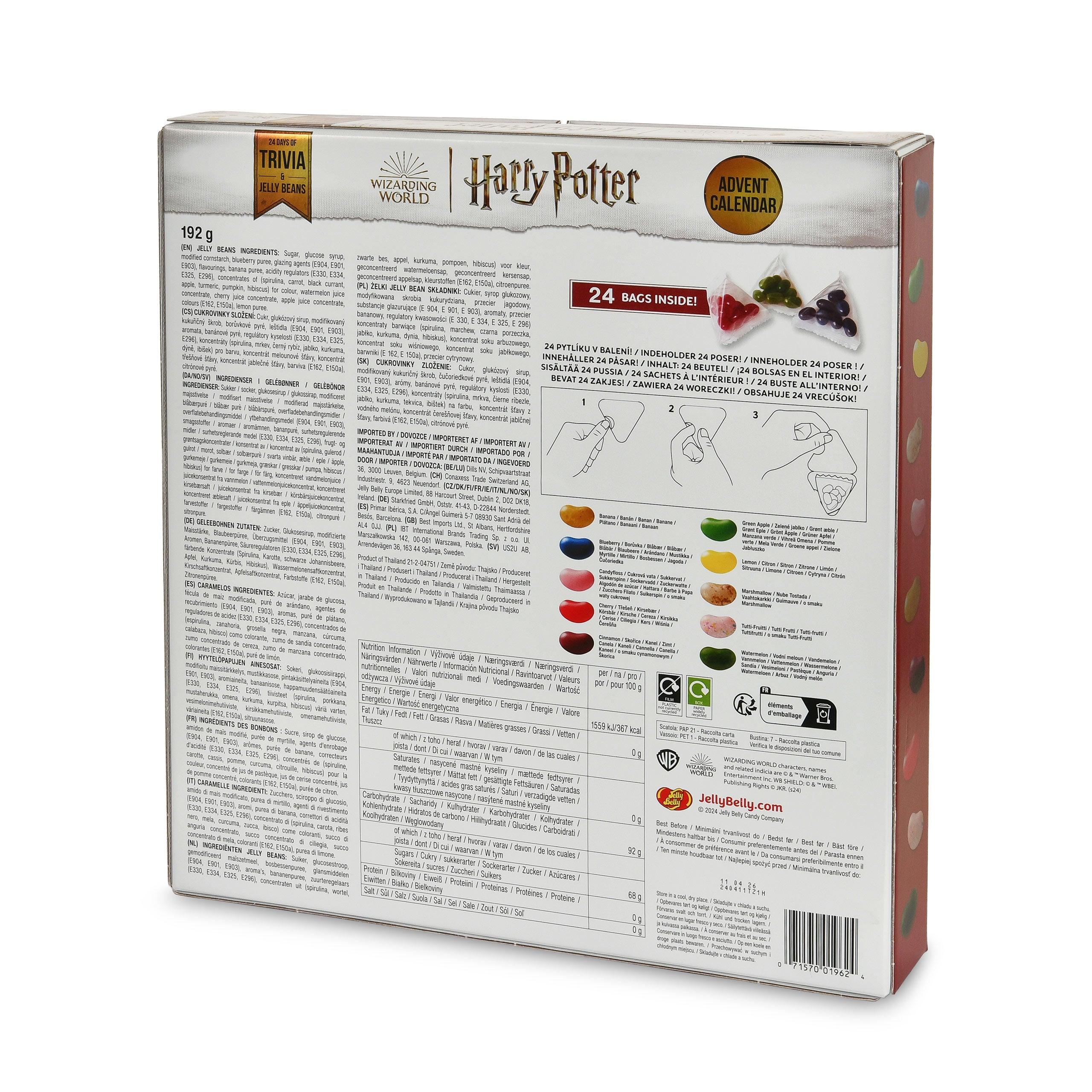Immagine del prodotto Harry Potter - Calendario dell’Avvento Jelly Beans Mappa del Malandrino