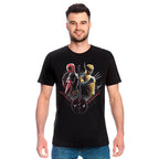 Immagine del prodotto T-shirt nera Deadpool e Wolverine Double Trouble