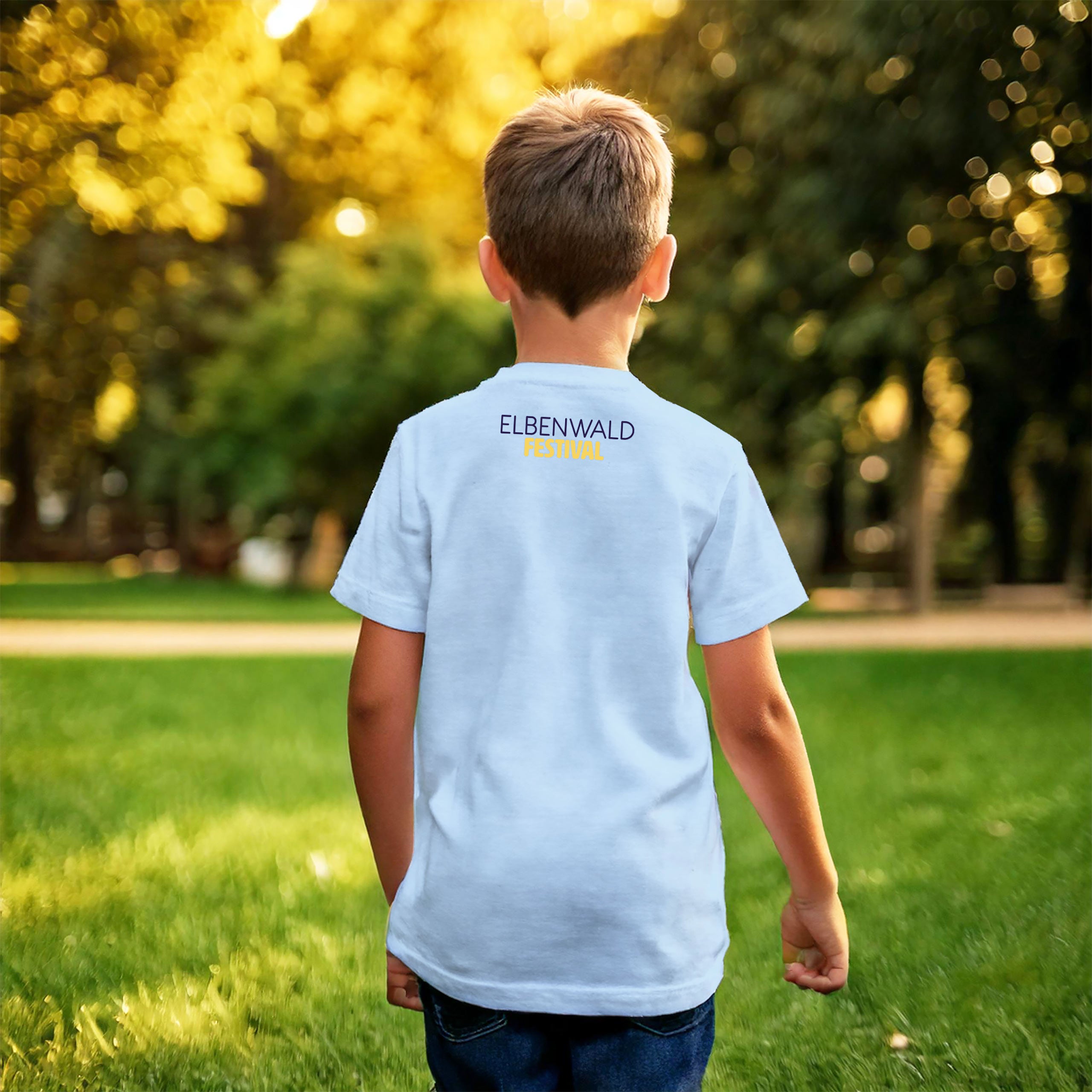Immagine del prodotto T-shirt blu Neko Cat del Festival Elbenwald per bambini