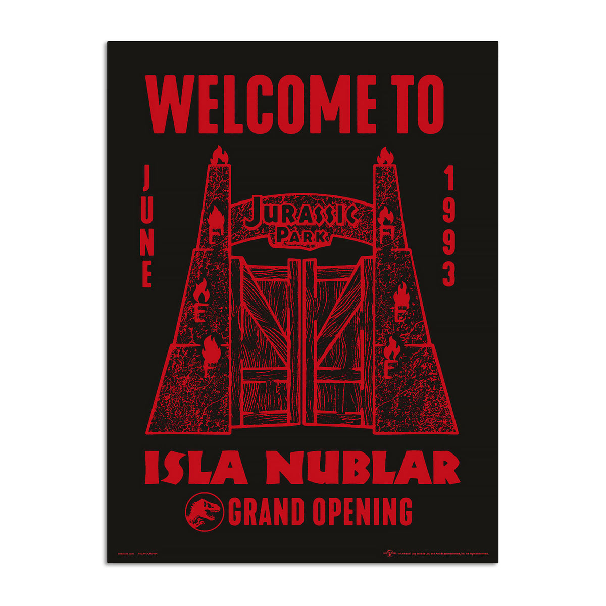 Immagine del prodotto Jurassic Park - Benvenuti a Isla Nublar Wall Art