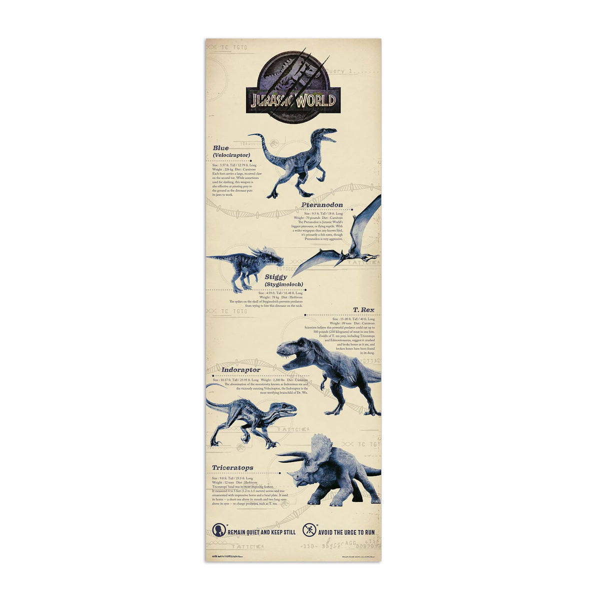 Immagine del prodotto Jurassic World - Poster per porta
