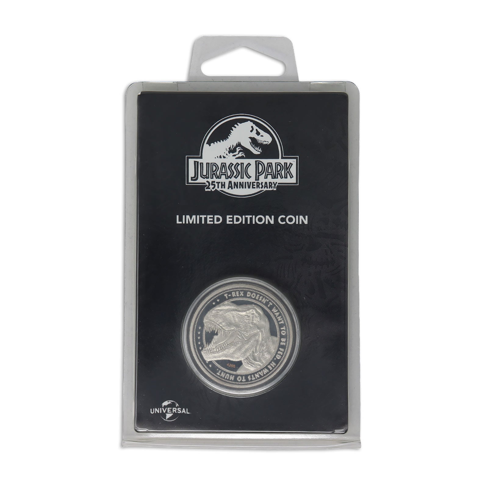 Immagine del prodotto Jurassic Park - Moneta da collezione T-Rex limitata