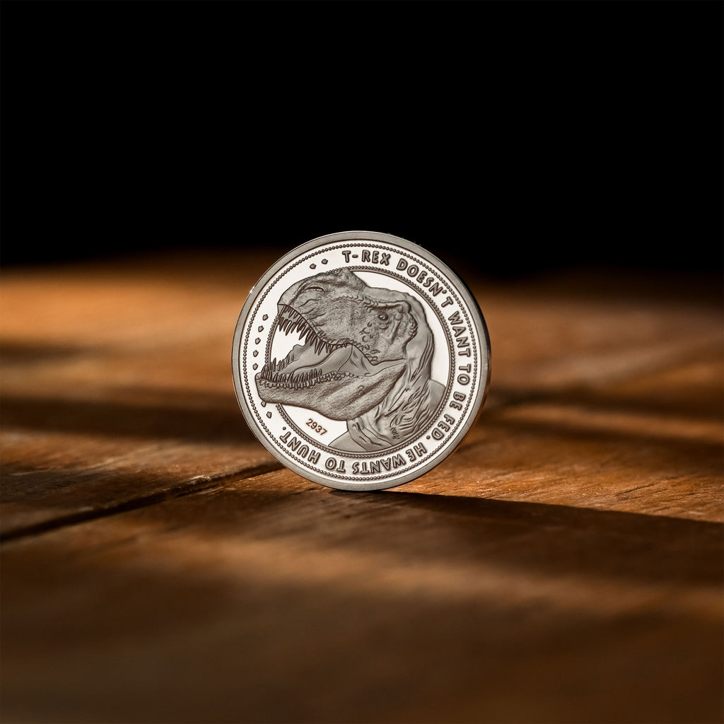 Immagine del prodotto Jurassic Park - Moneta da collezione T-Rex limitata