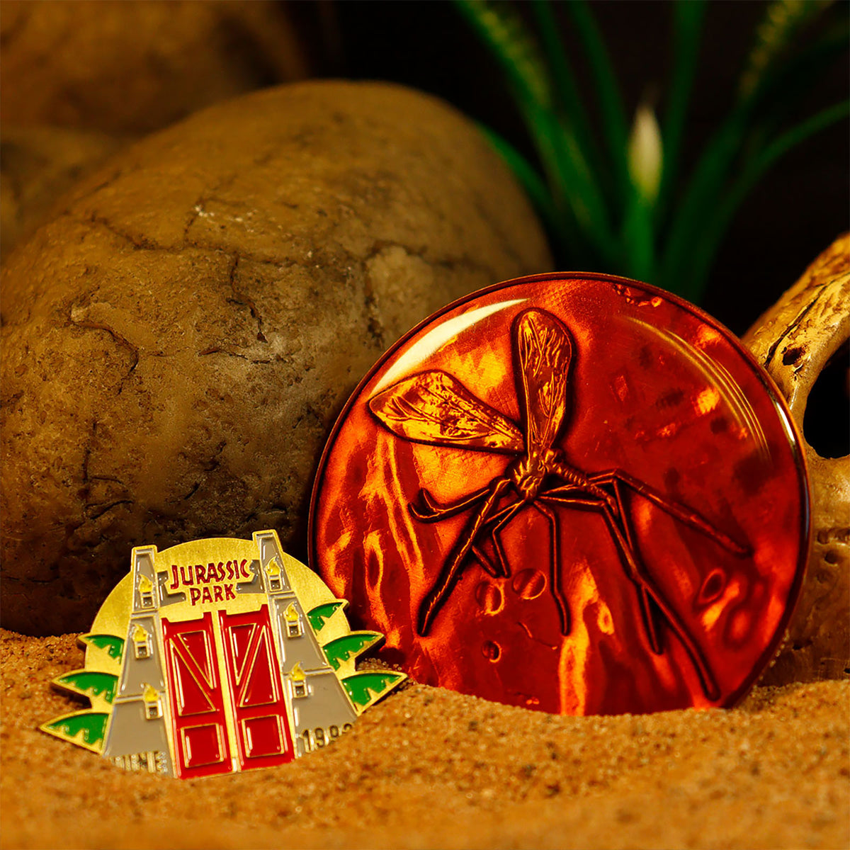 Immagine del prodotto Jurassic Park - Scatola regalo Medaglione e Pin edizione limitata